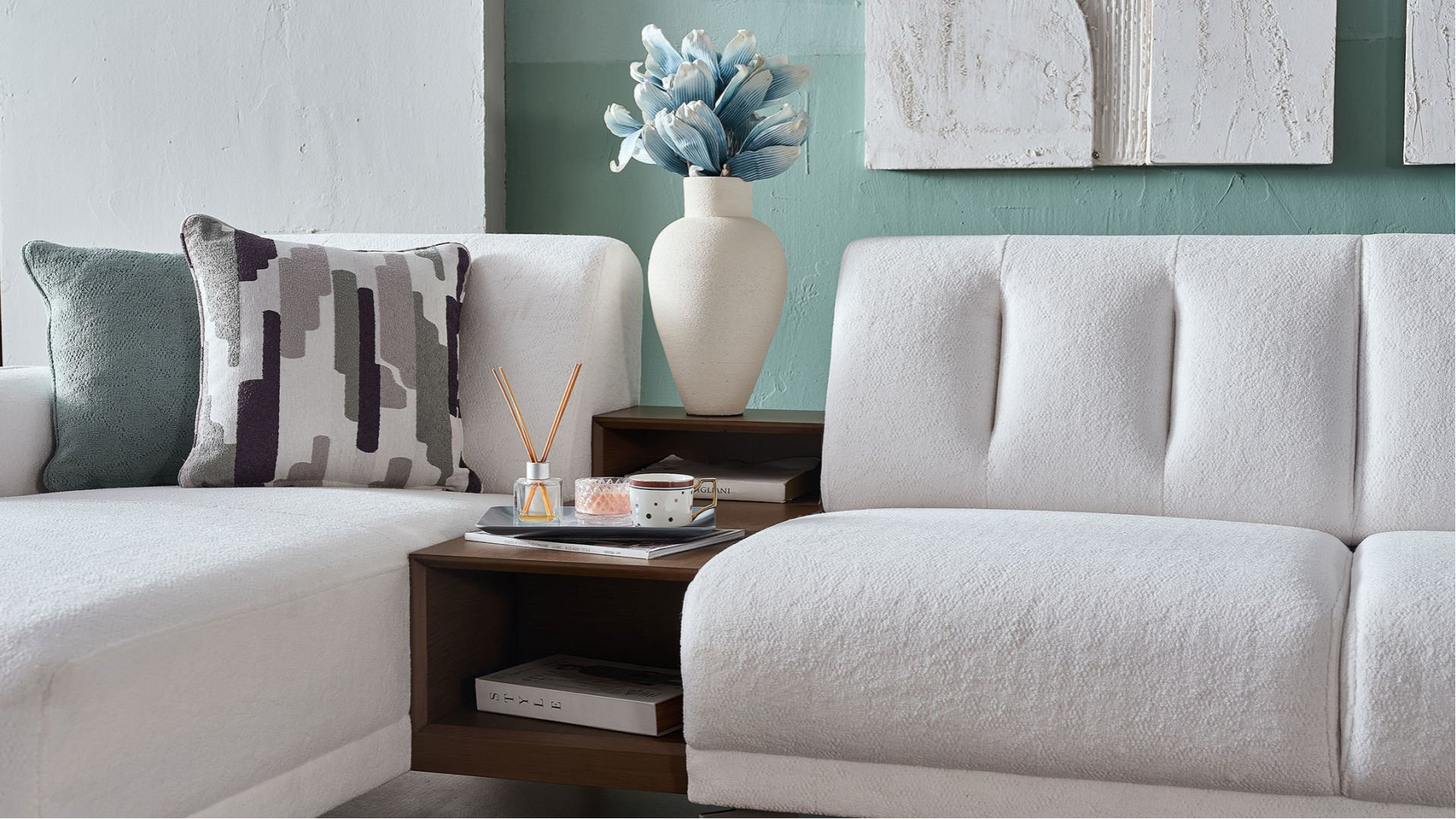 Atlanta Wohnlandschaft - Weiß