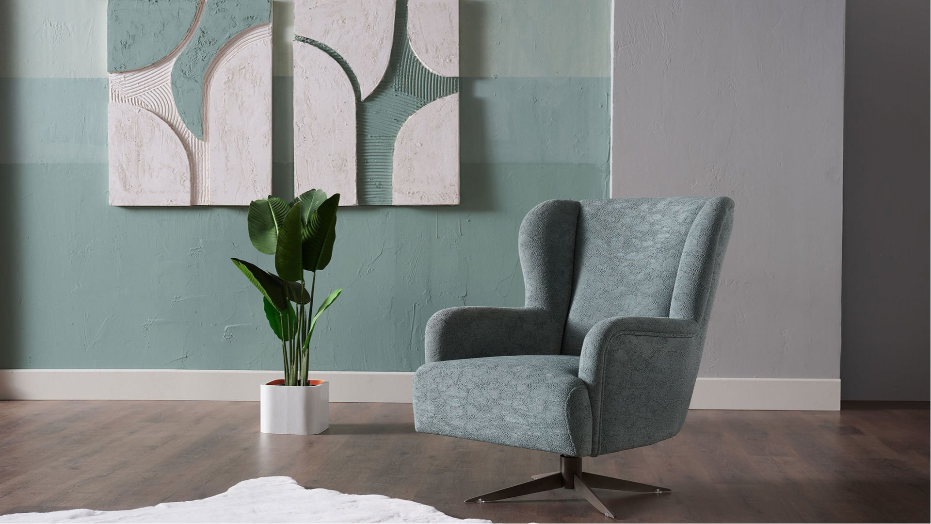 Atlanta Wohnlandschaft - Weiß