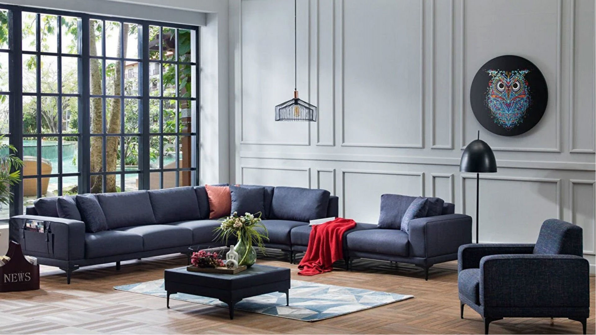 Marses Wohnlandschaft - Blau