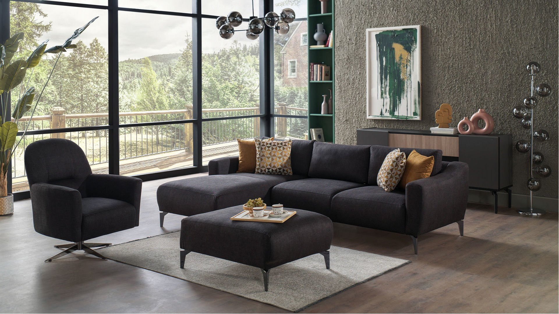 Sanvela Wohnlandschaft - Anthrazit