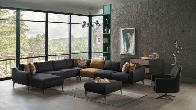 Sanvela Wohnlandschaft - Anthrazit