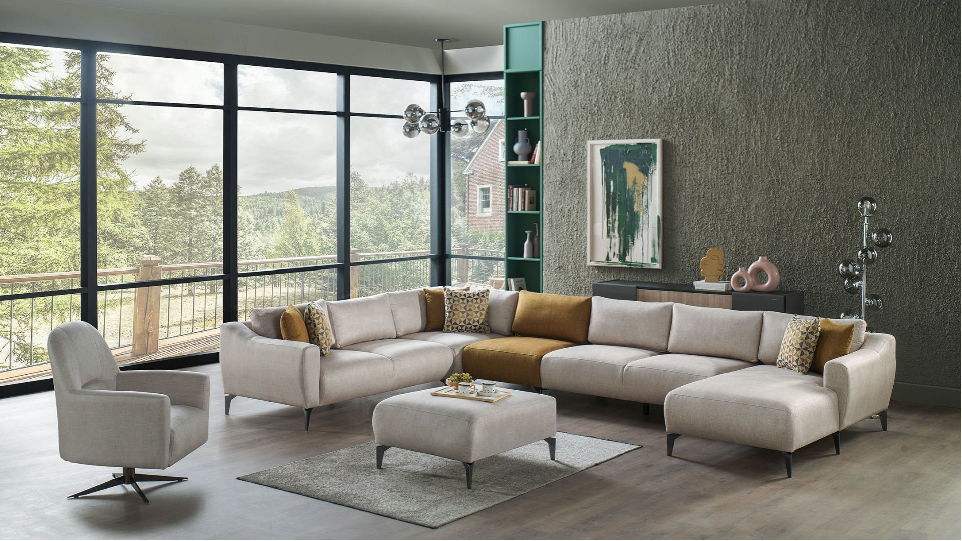 Sanvela Wohnlandschaft - Creme