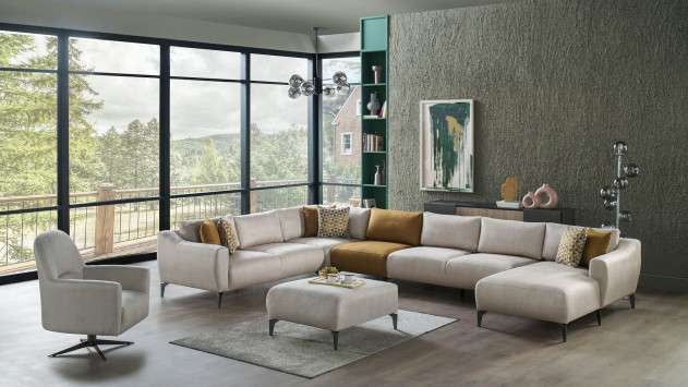 Sanvela Wohnlandschaft - Creme