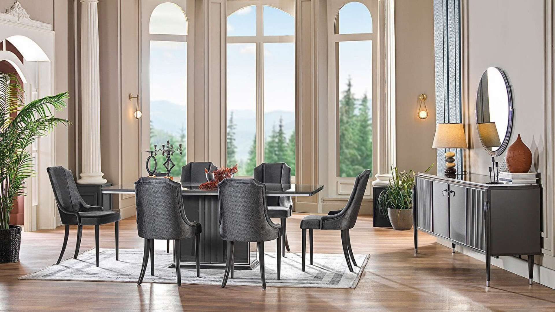 Gravita Esstisch Grau