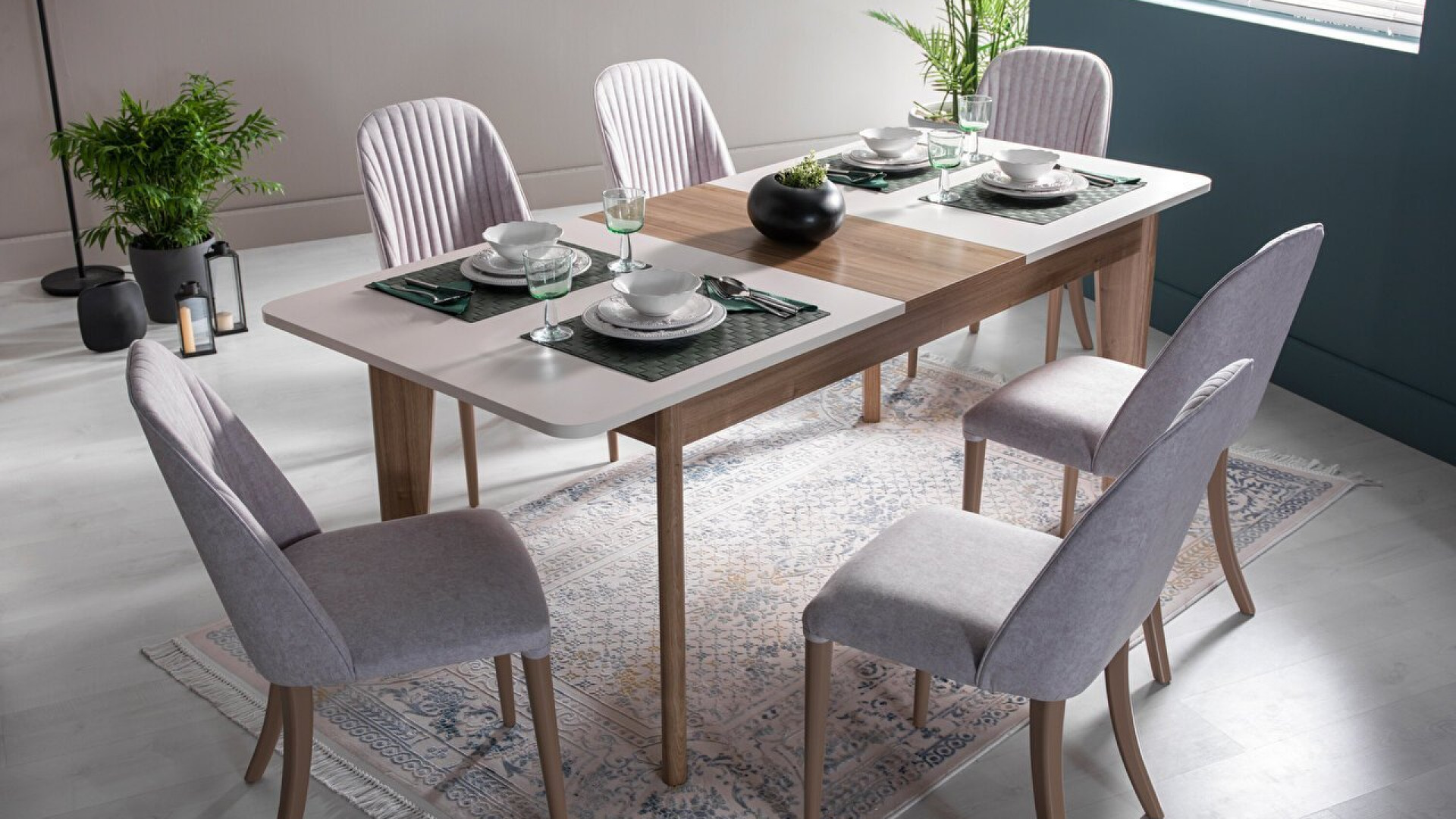 Mavenna Esstisch, ausziehbar