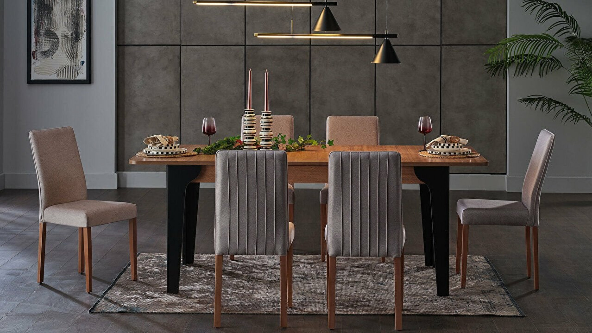 Monaco Esstisch, ausziehbar