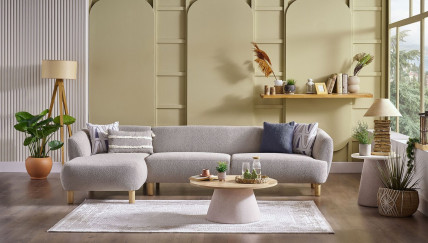 Bonita Wohnlandschaft XL - Taupe
