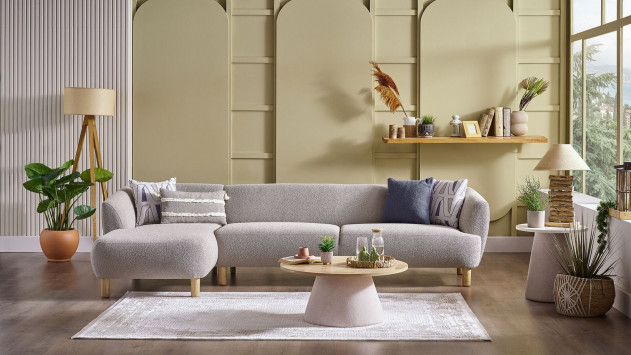 Bonita Wohnlandschaft XL - Taupe