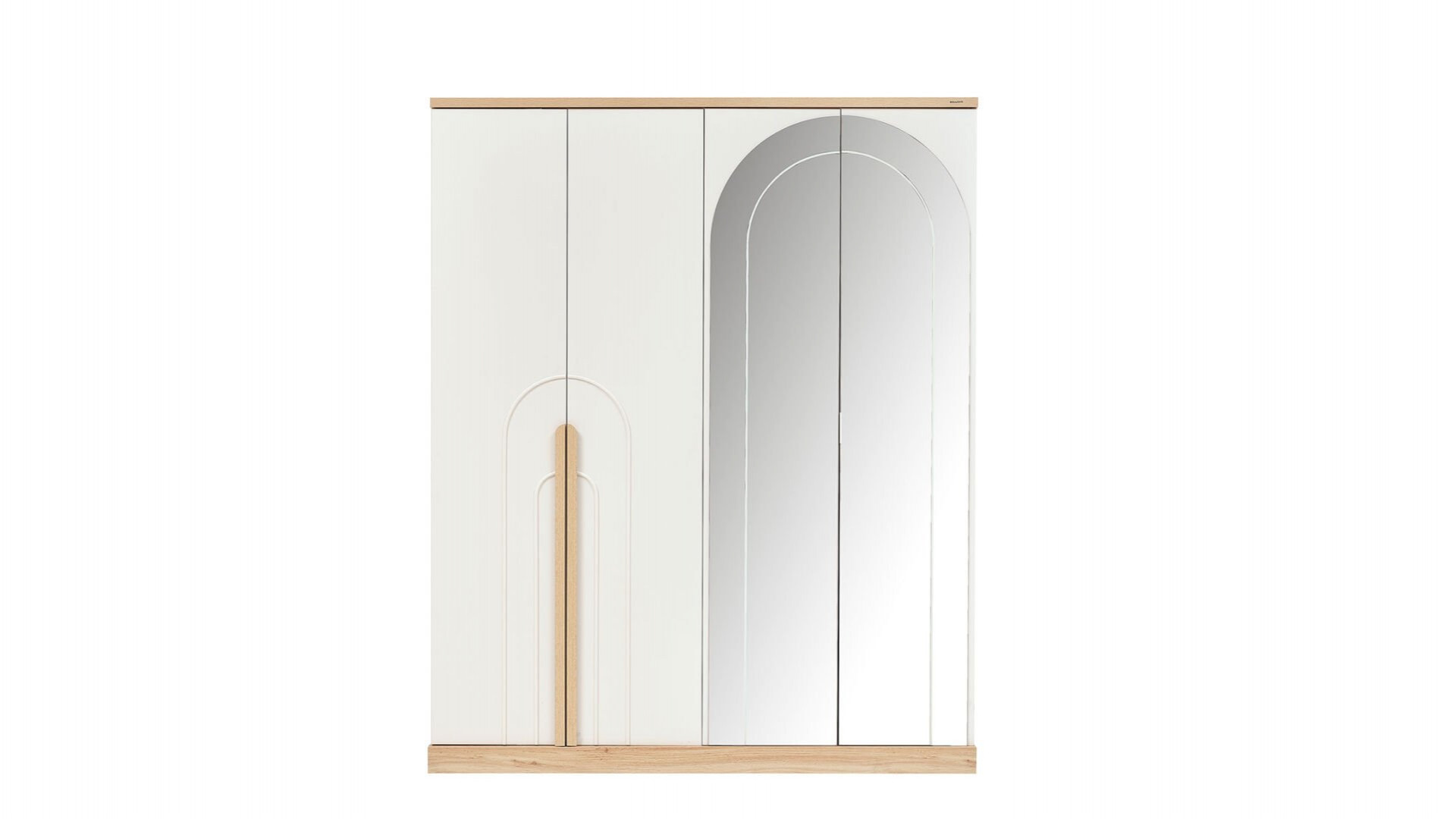 Boheems 4-türiger Kleiderschrank