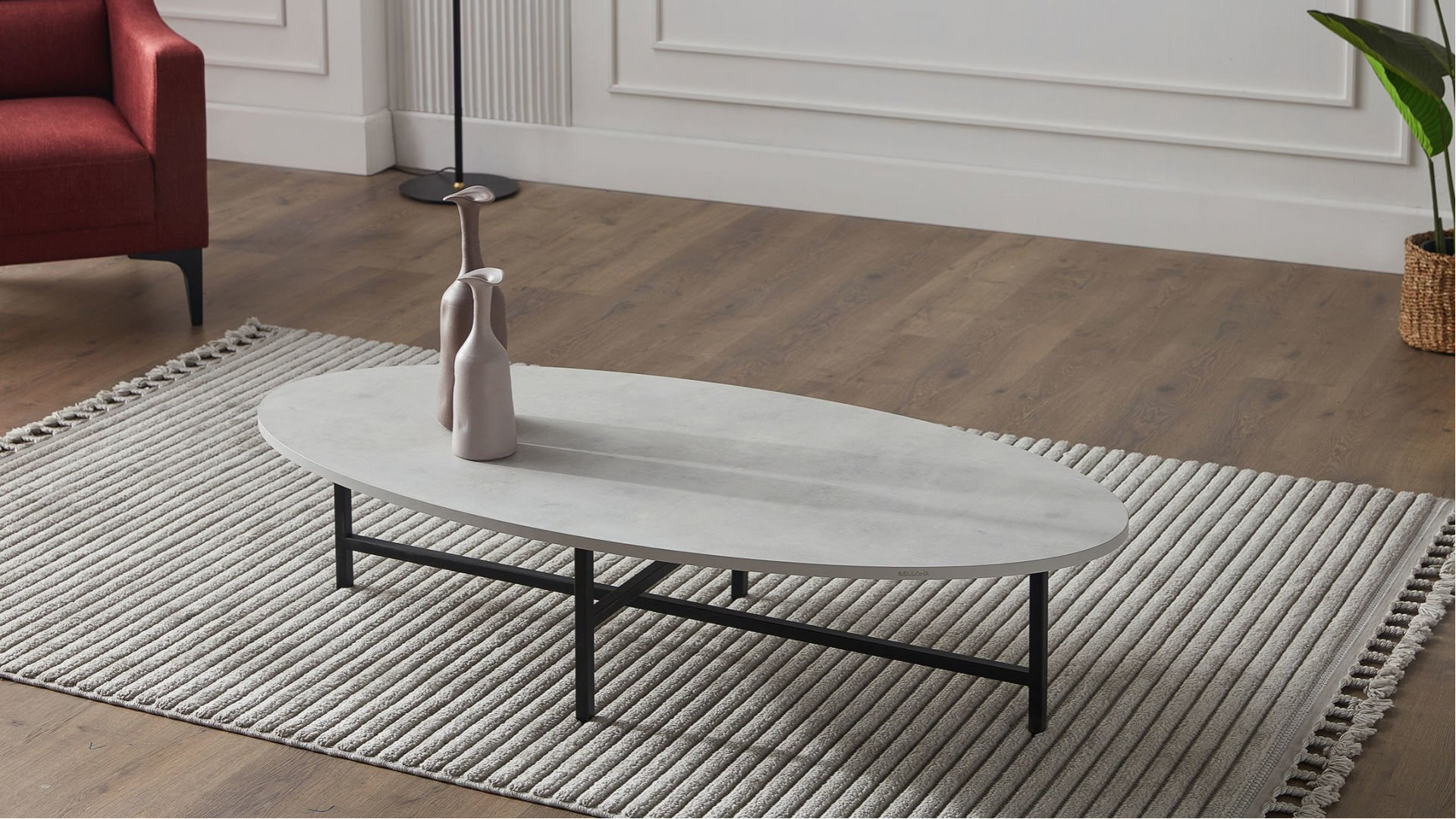 Egos Couchtisch - Retro Stein