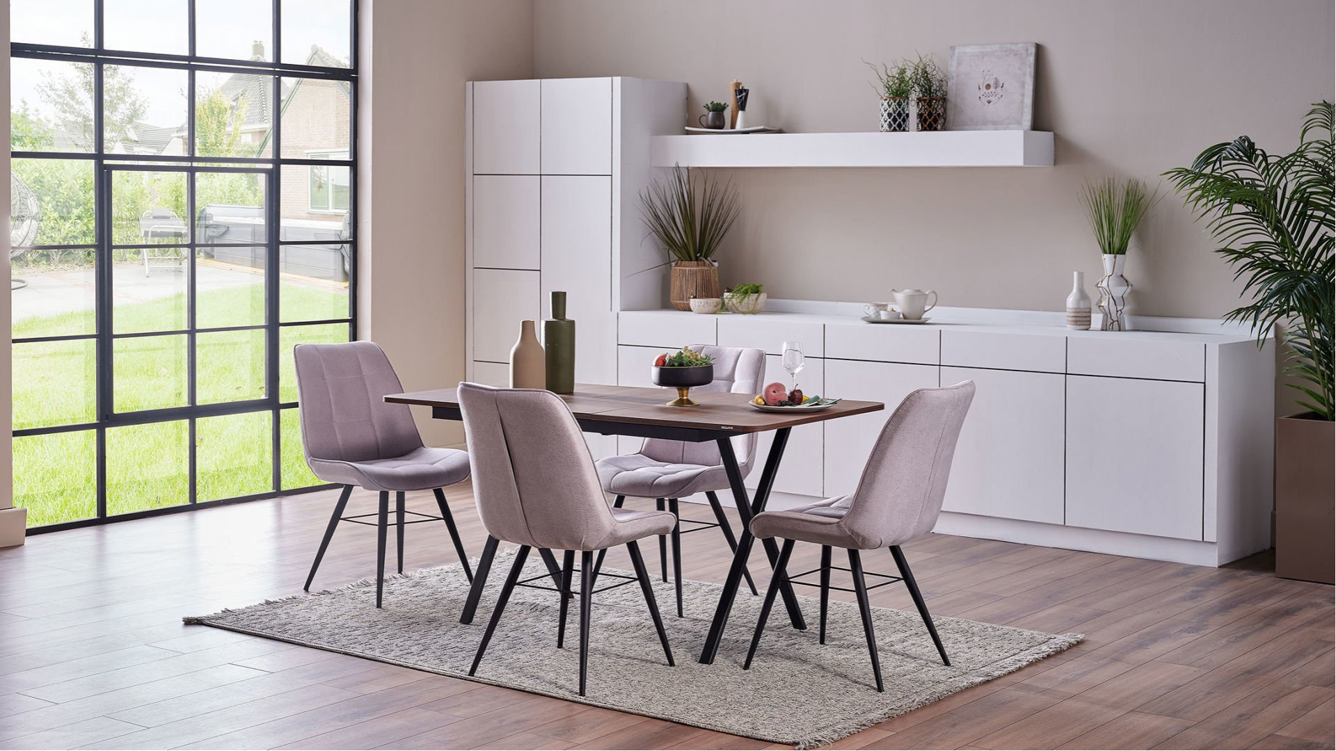 Lizy S Stuhl 6334 2er-Set - Grau