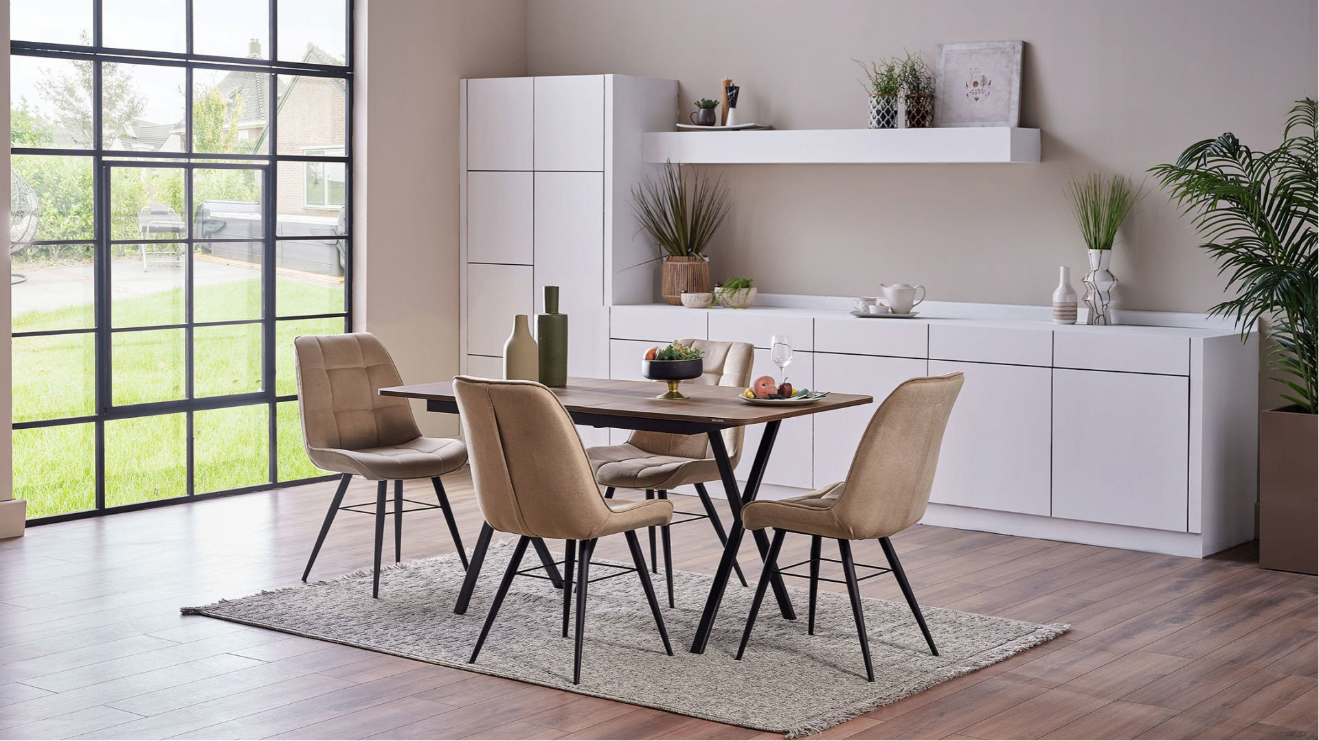 Lizy S Stuhl 6334 2er-Set - Taupe