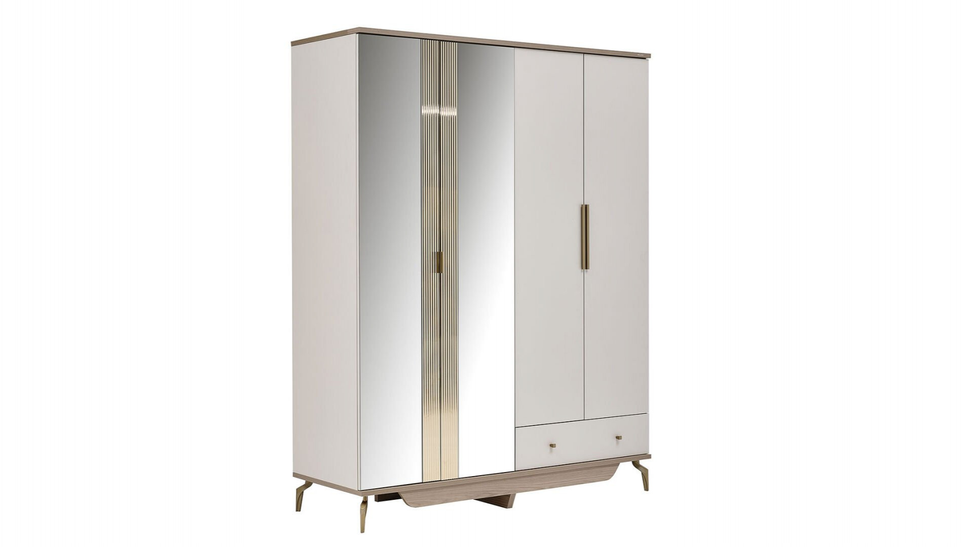 Montella 4-türiger Kleiderschrank