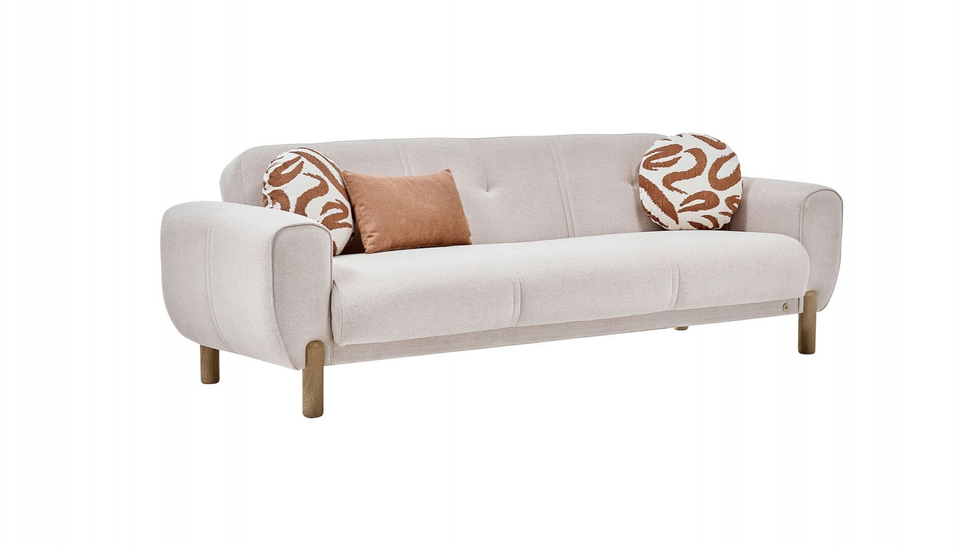 Rozy Bohem 3er-Sofa - Beige