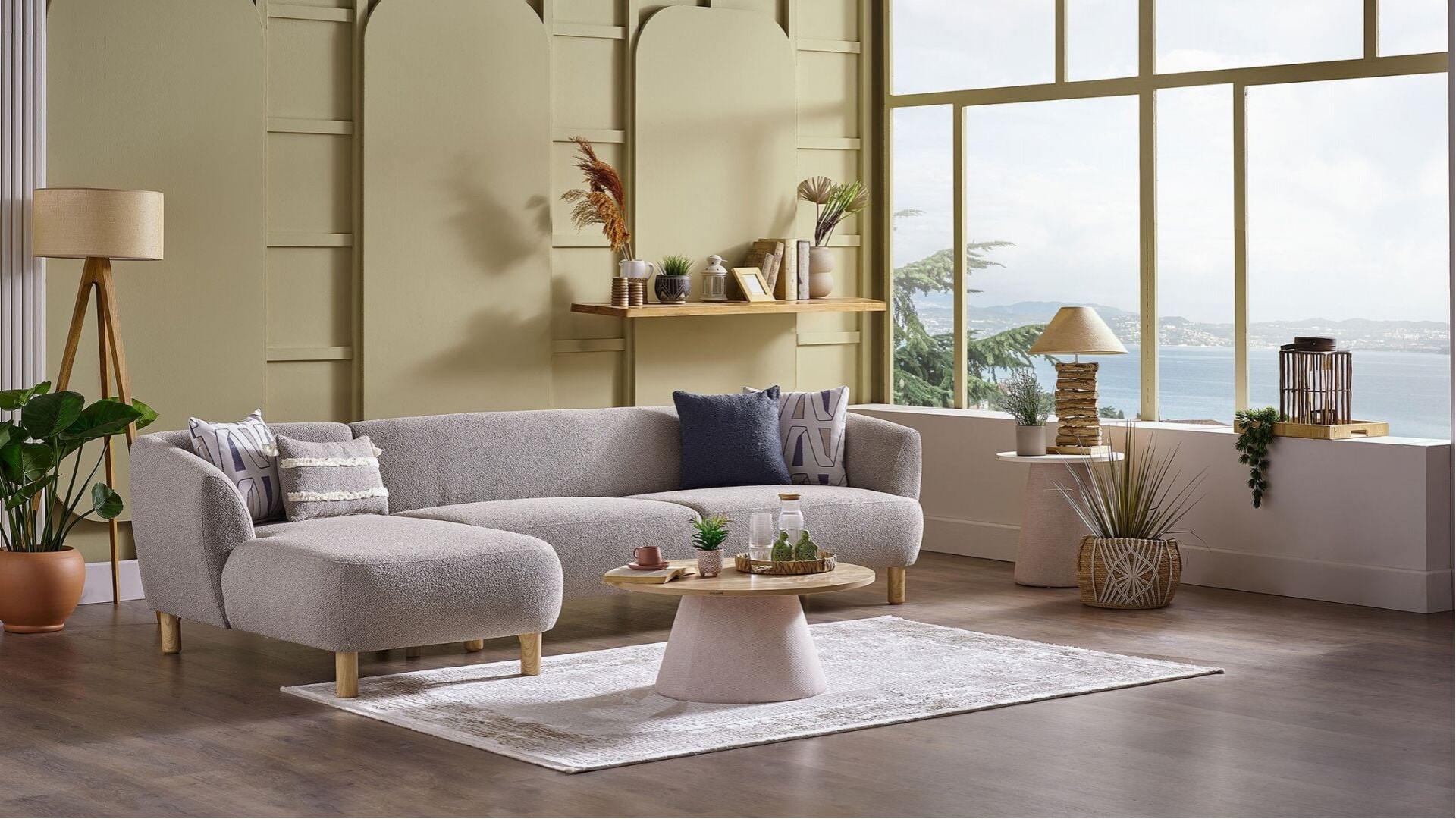 Bonita Wohnlandschaft XL - Taupe