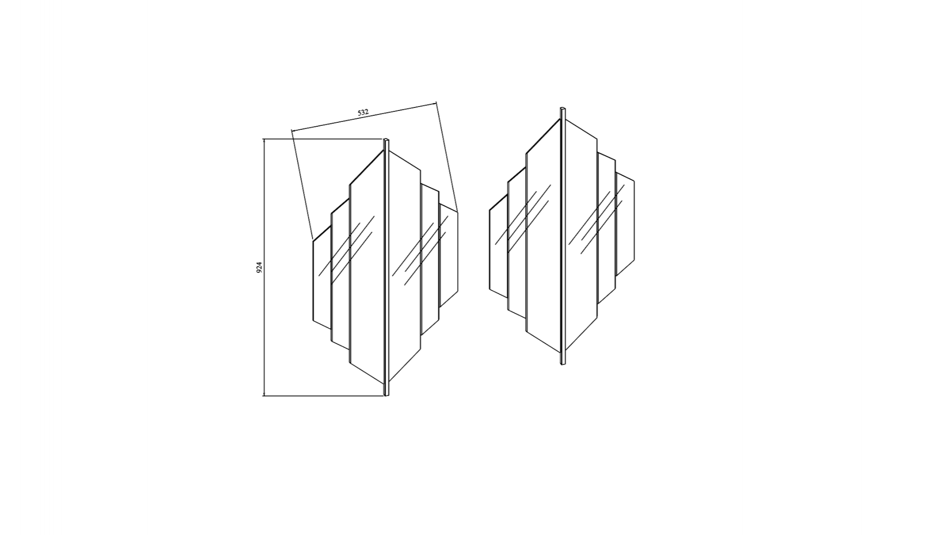 Montego Konsolspiegel