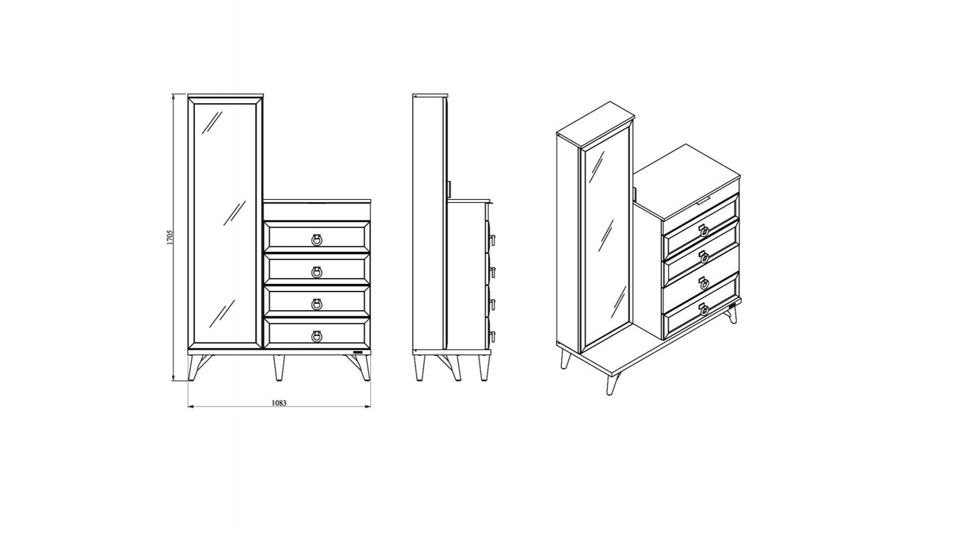 Mavenna Schminktisch
