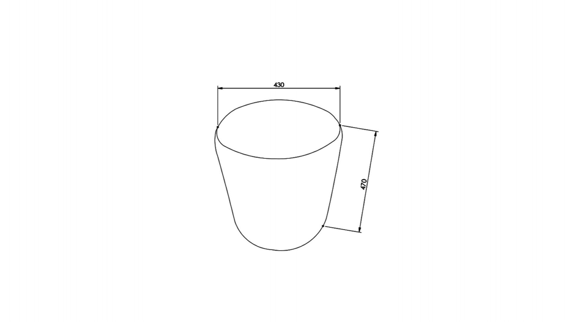 Rozy Boho Rund Hocker