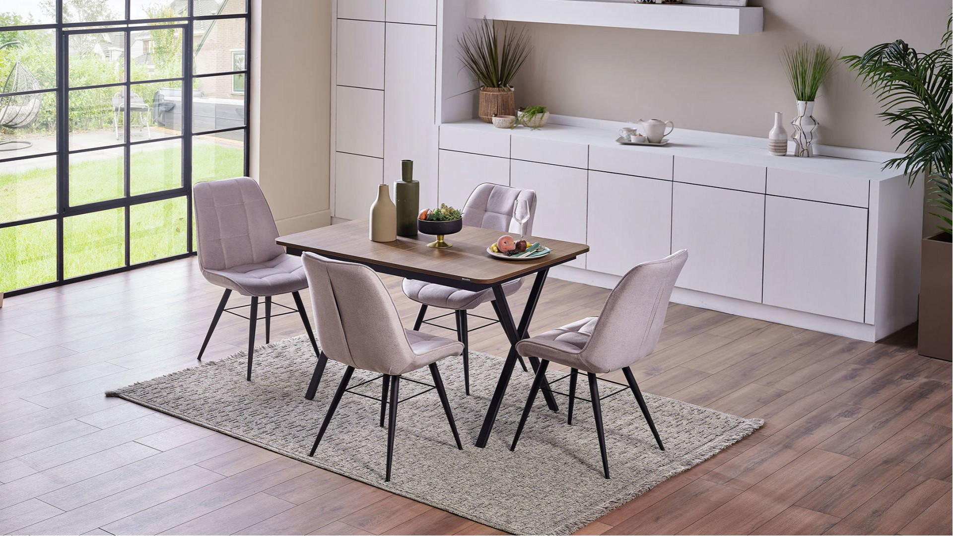 Lizy S Stuhl 6334 2er-Set - Grau