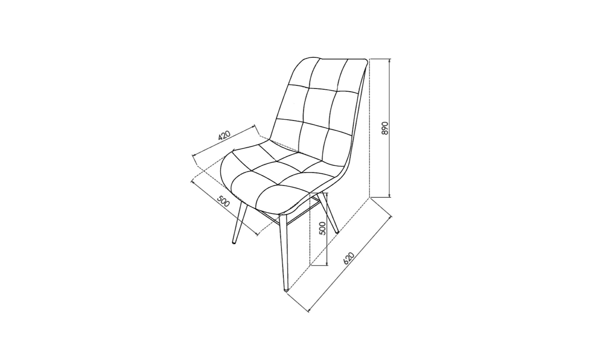 Lizy S Stuhl 6334 2er-Set - Taupe