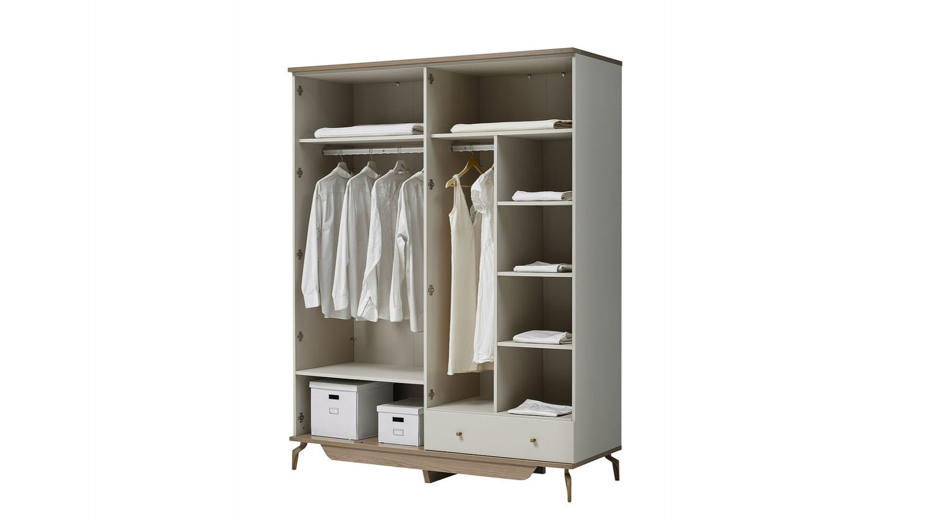 Montella 4-türiger Kleiderschrank