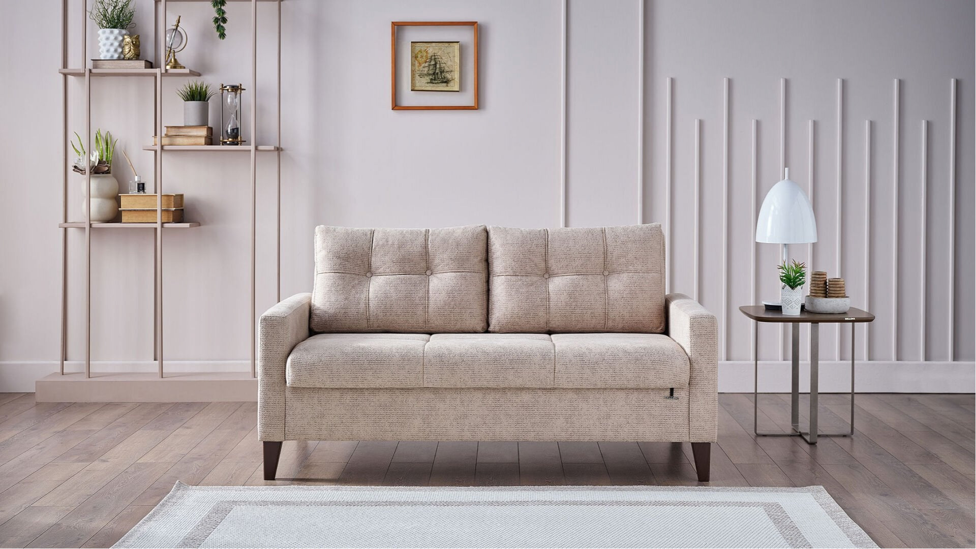Sandro Family İkili Yataklı Sofa - Taupe