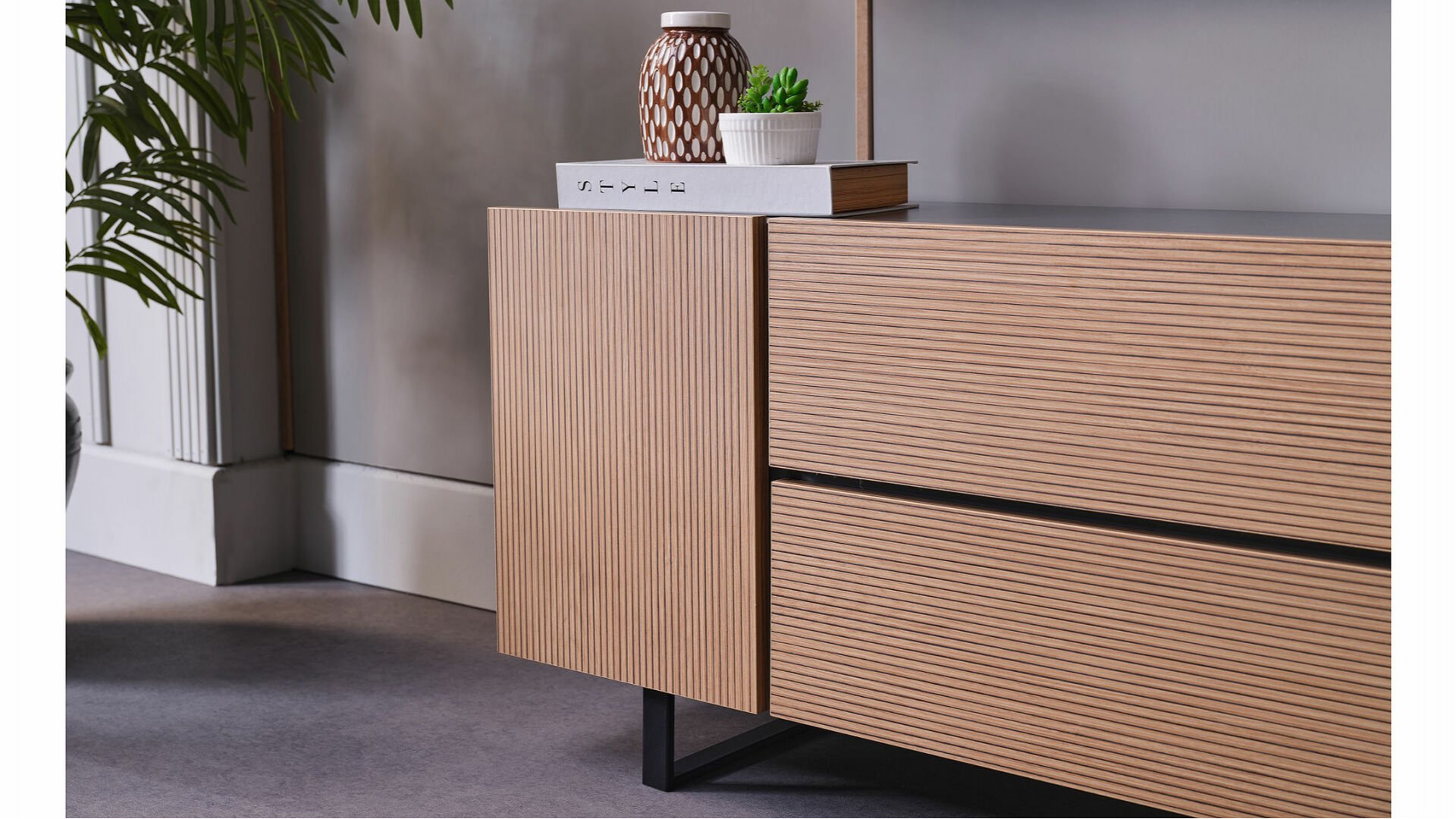 Dany TV-Tisch - Dunkelgrau