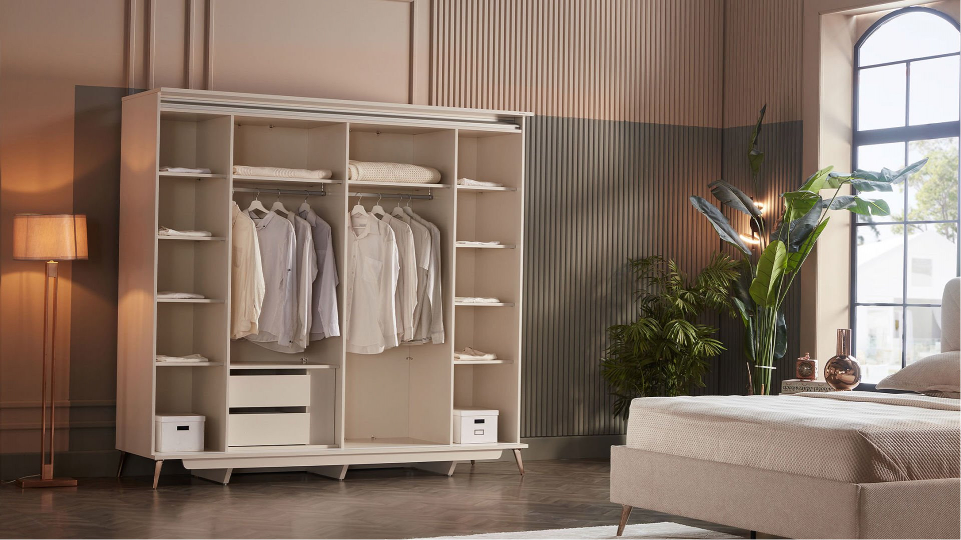 Napoli Schwebetürenschrank