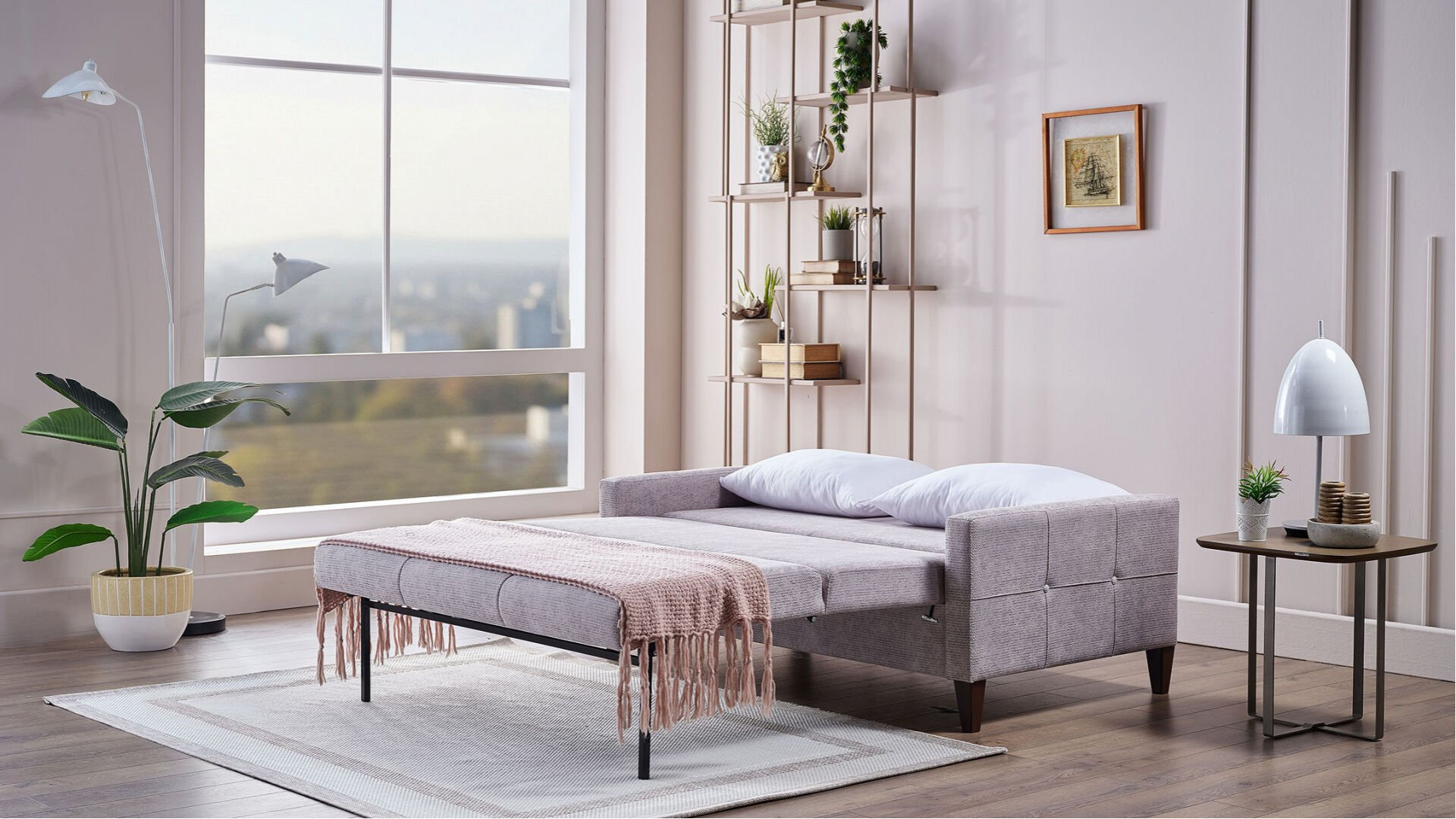 Sandro Family İkili Yataklı Sofa - Grau