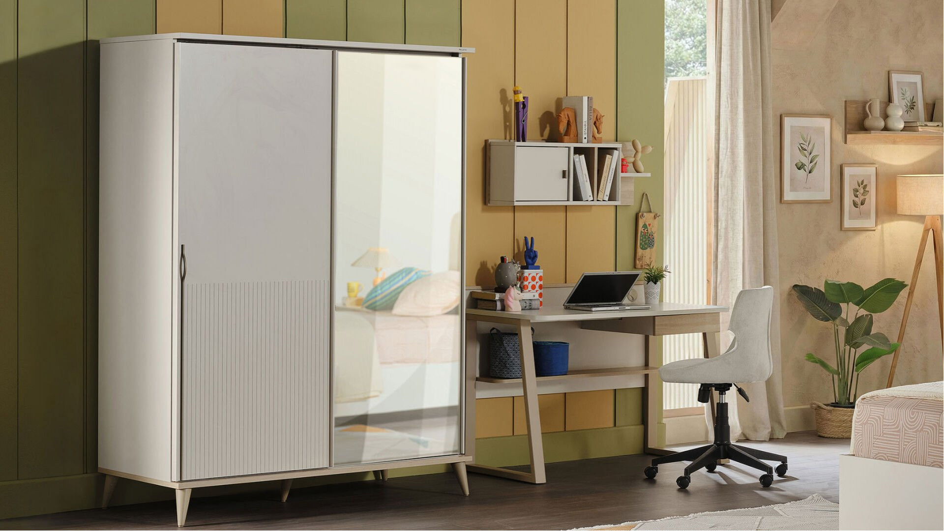 Canvas Genç Odası Sürgülü Gardırop