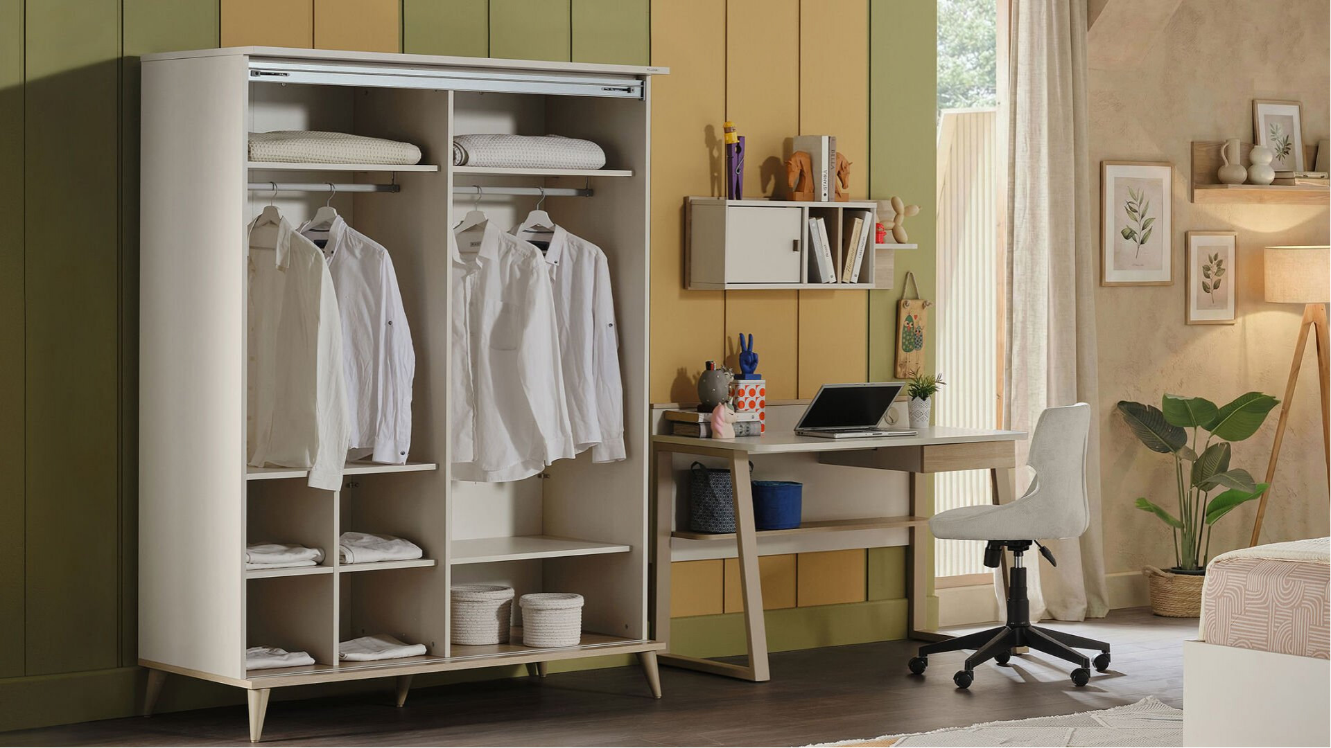 Canvas Genç Odası Sürgülü Gardırop