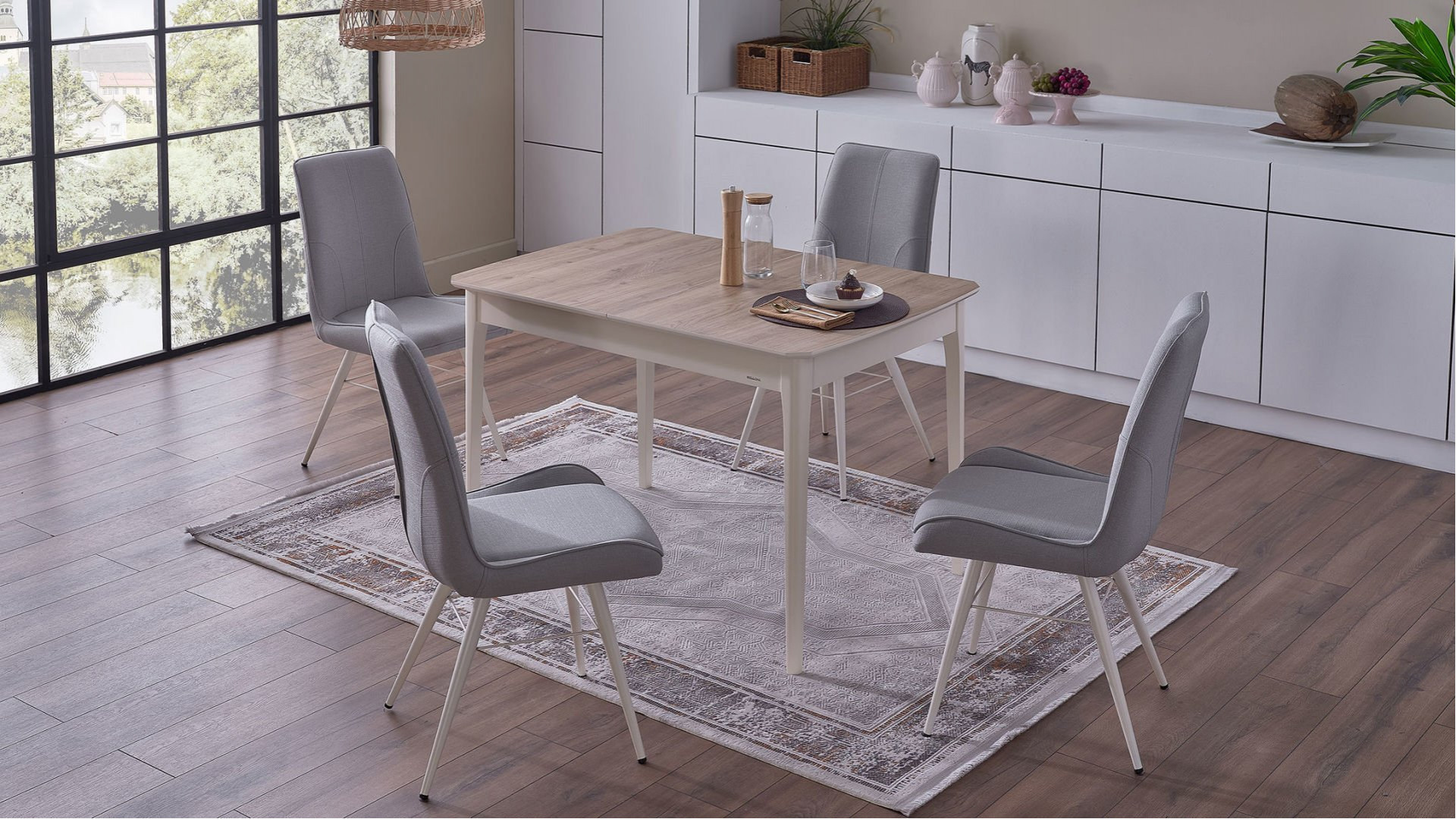 Kolin S Stuhl 2er-Set - Grau