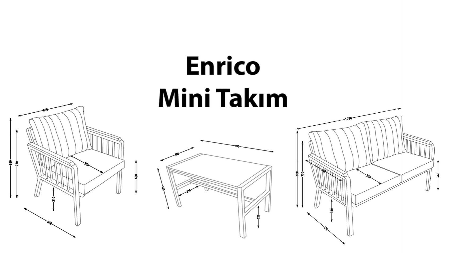 Enrico Garten-Set