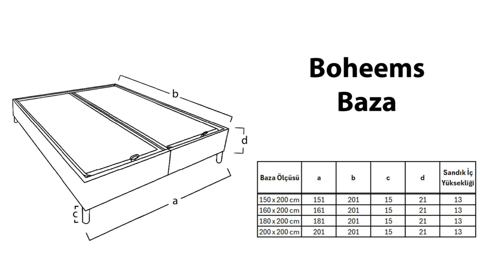 Boheems Bettbox (Einzelbett)