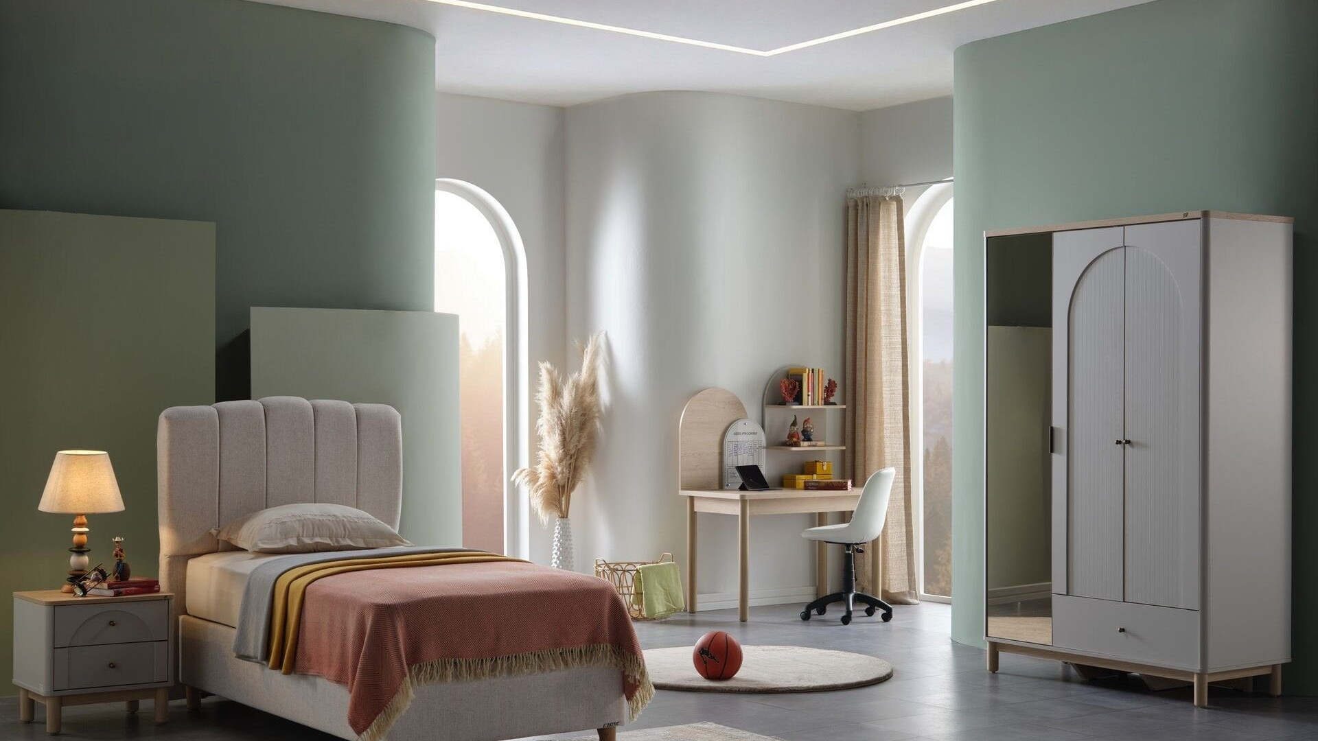Borneo Bohem Jugendzimmer-Set