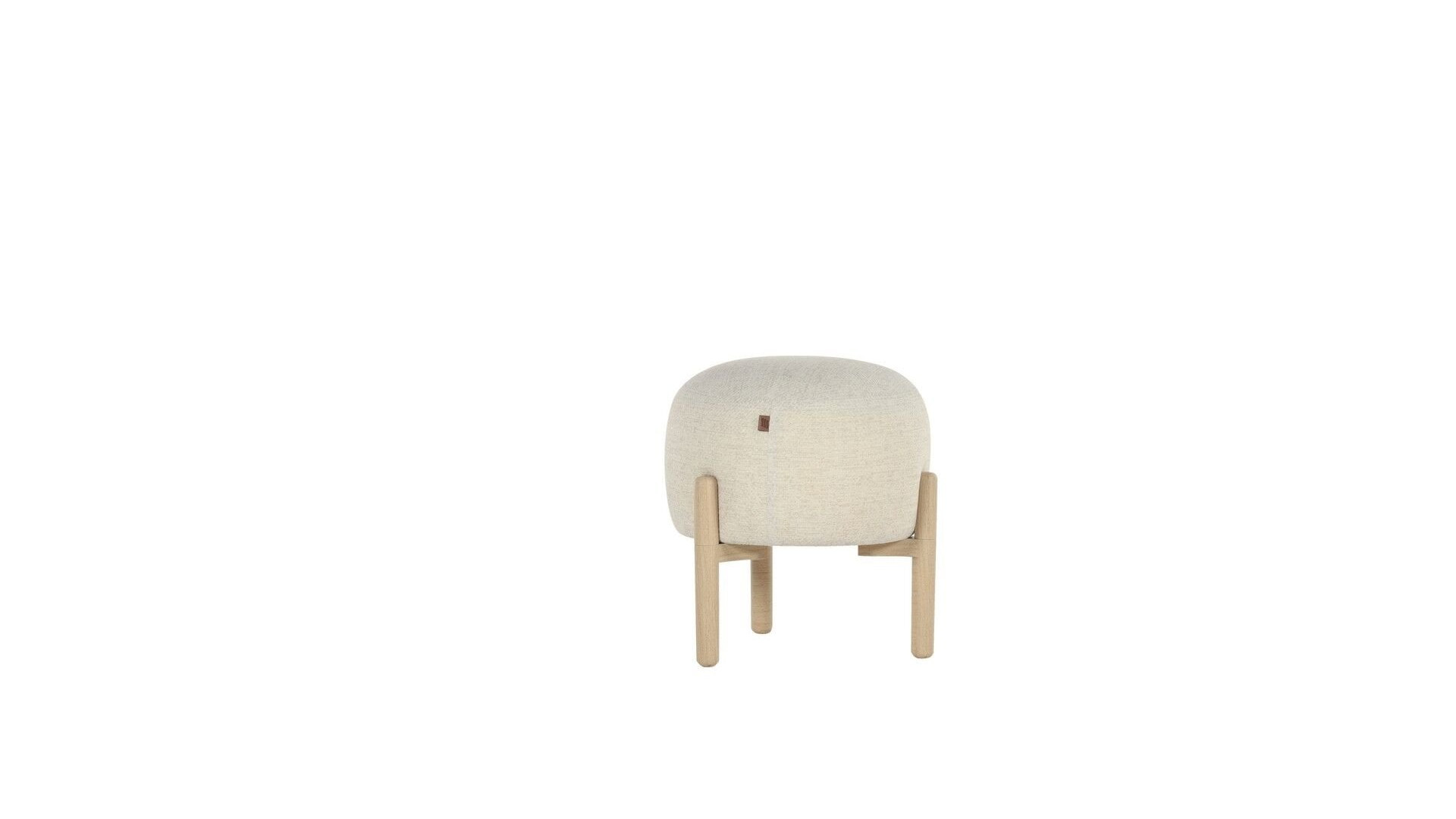 Borneo Sitzhocker Beige