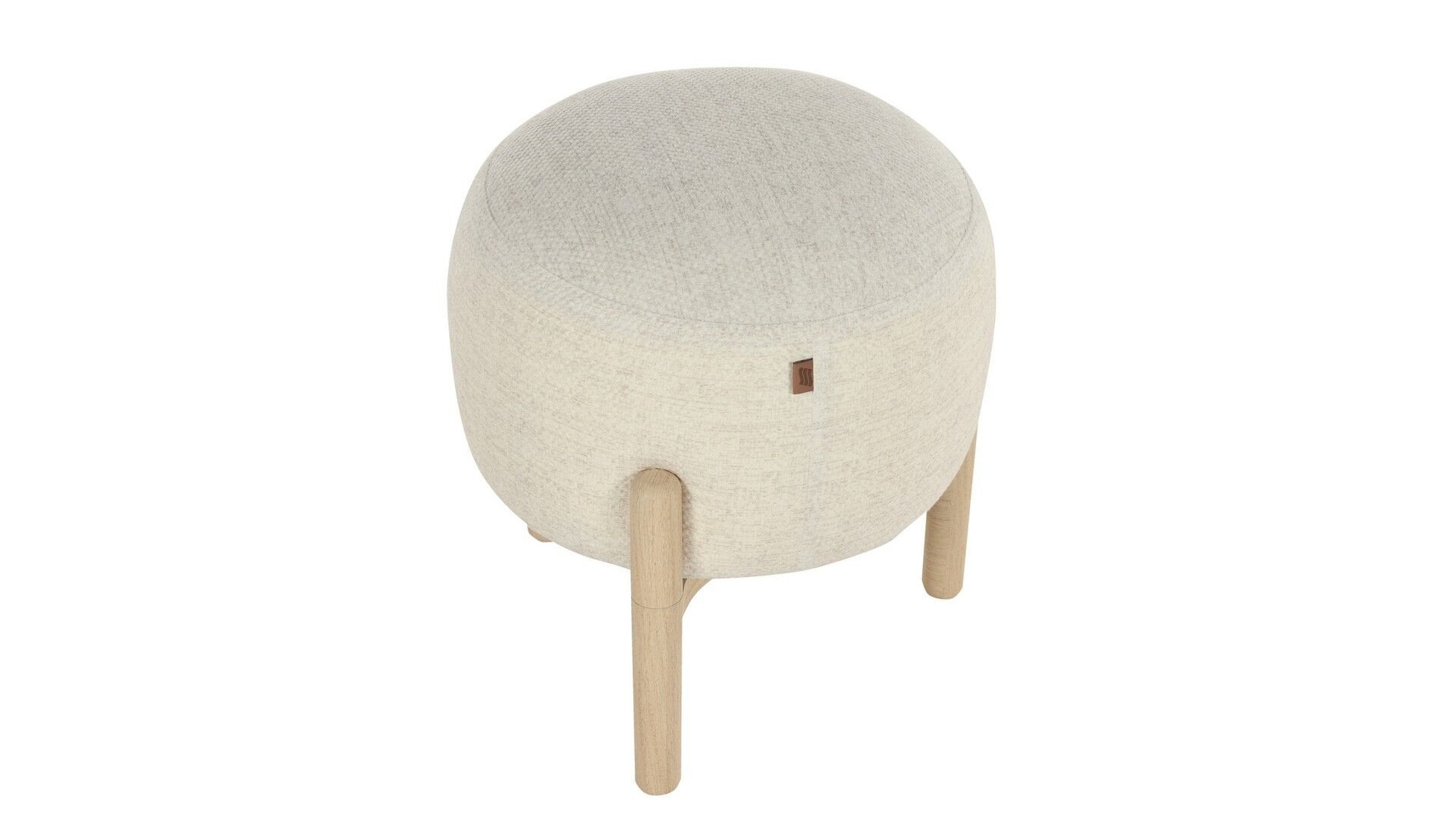Borneo Sitzhocker Beige