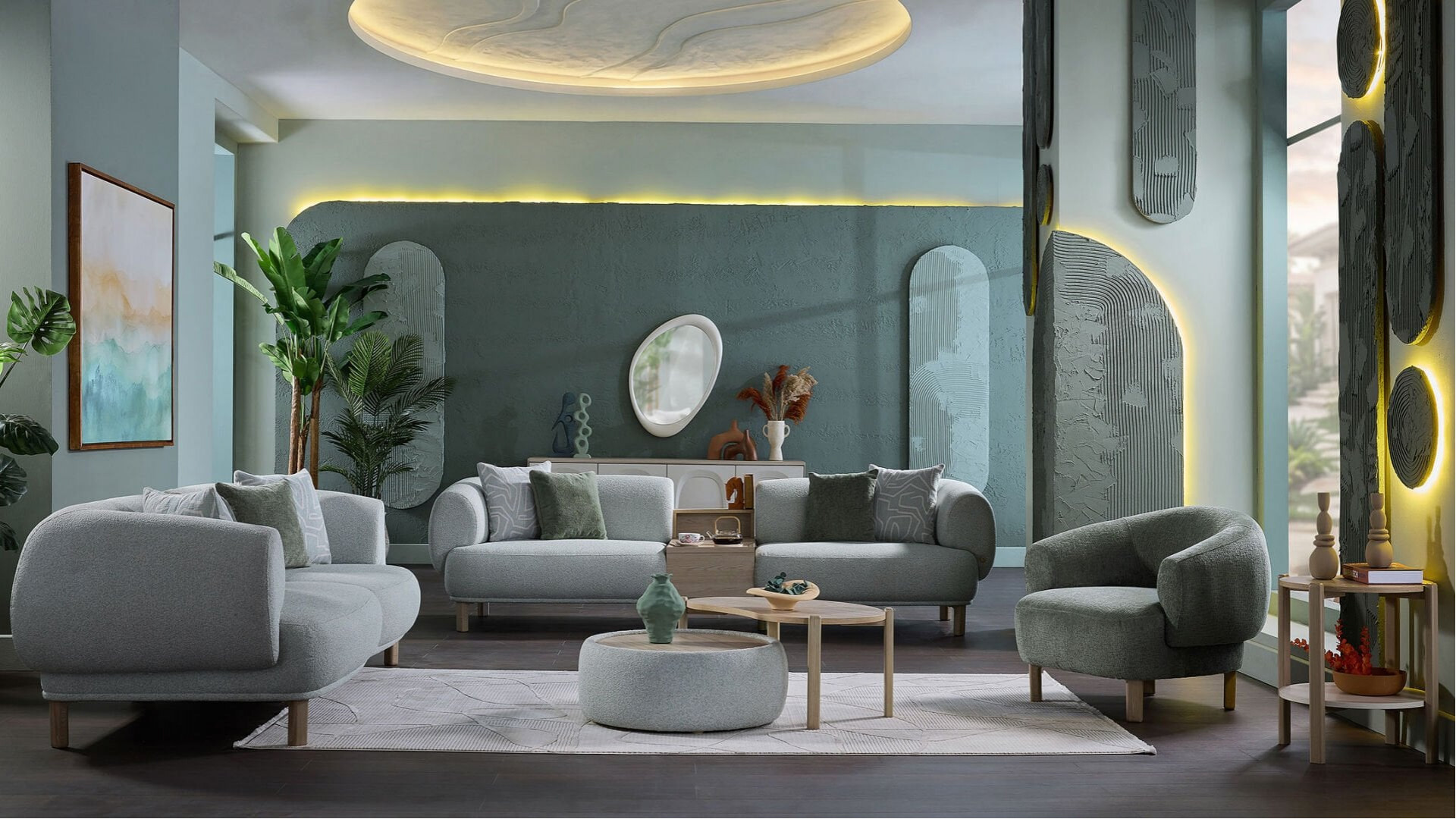 Claris  3er  Sofa