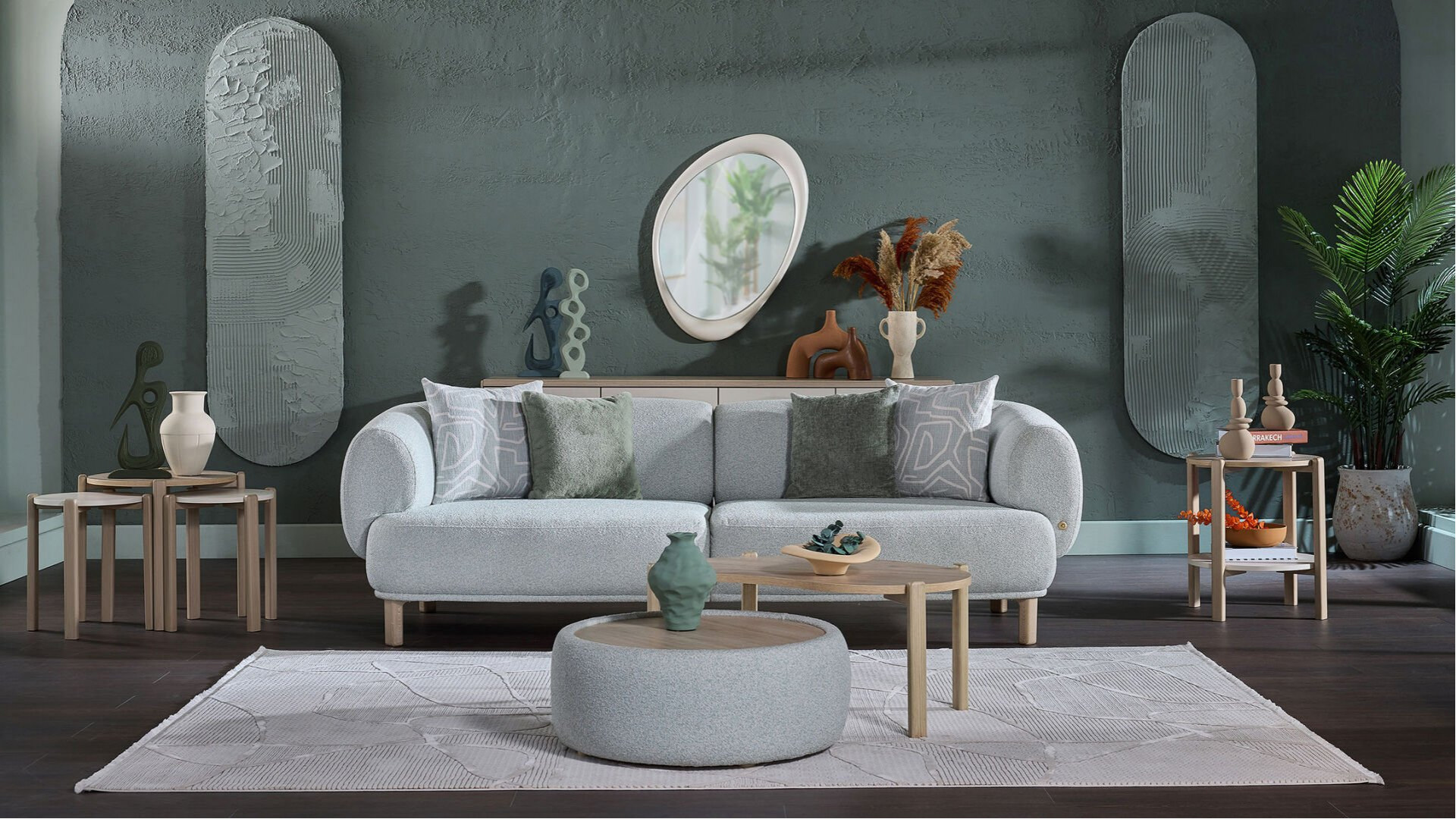 Claris 3er-Sofa