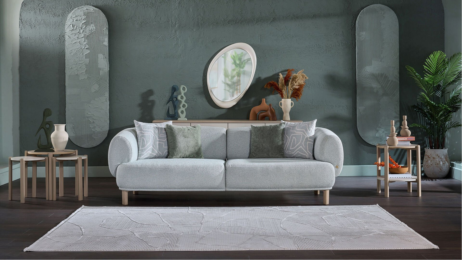 Claris 3er-Sofa