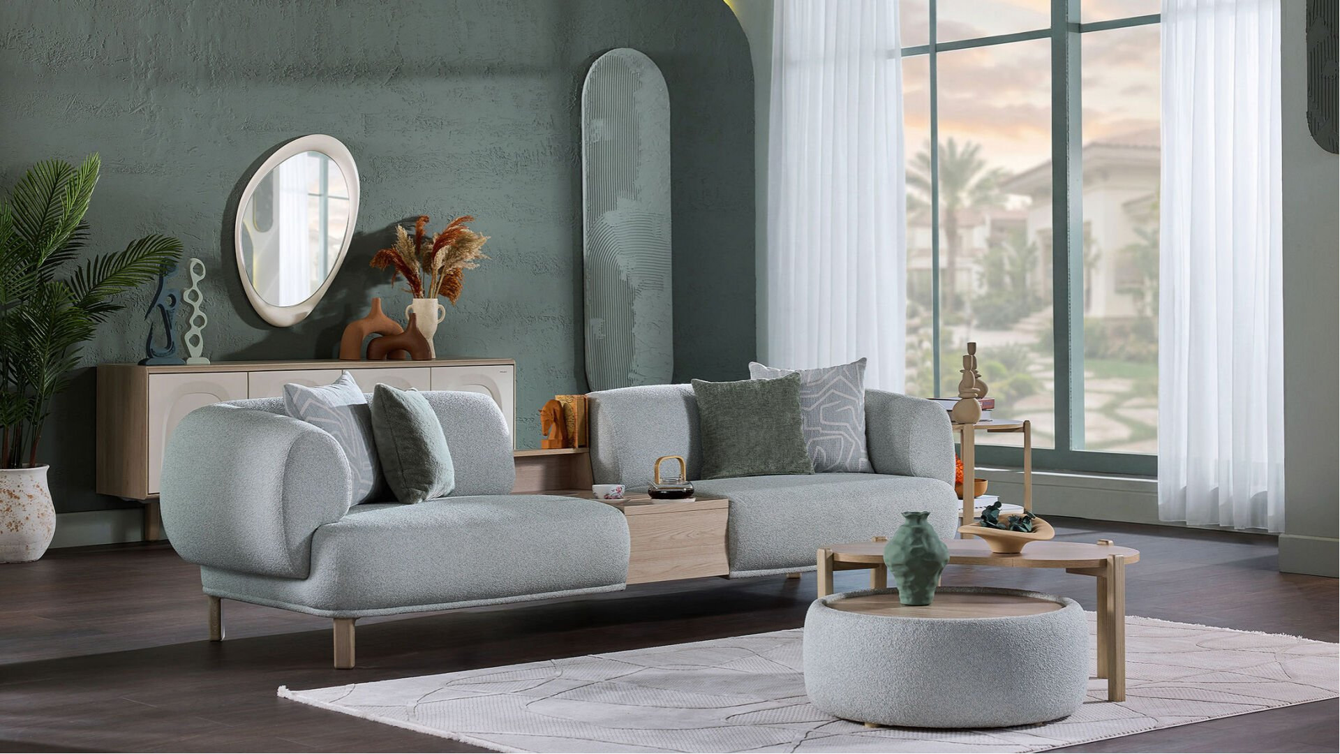 Claris  3er  Sofa