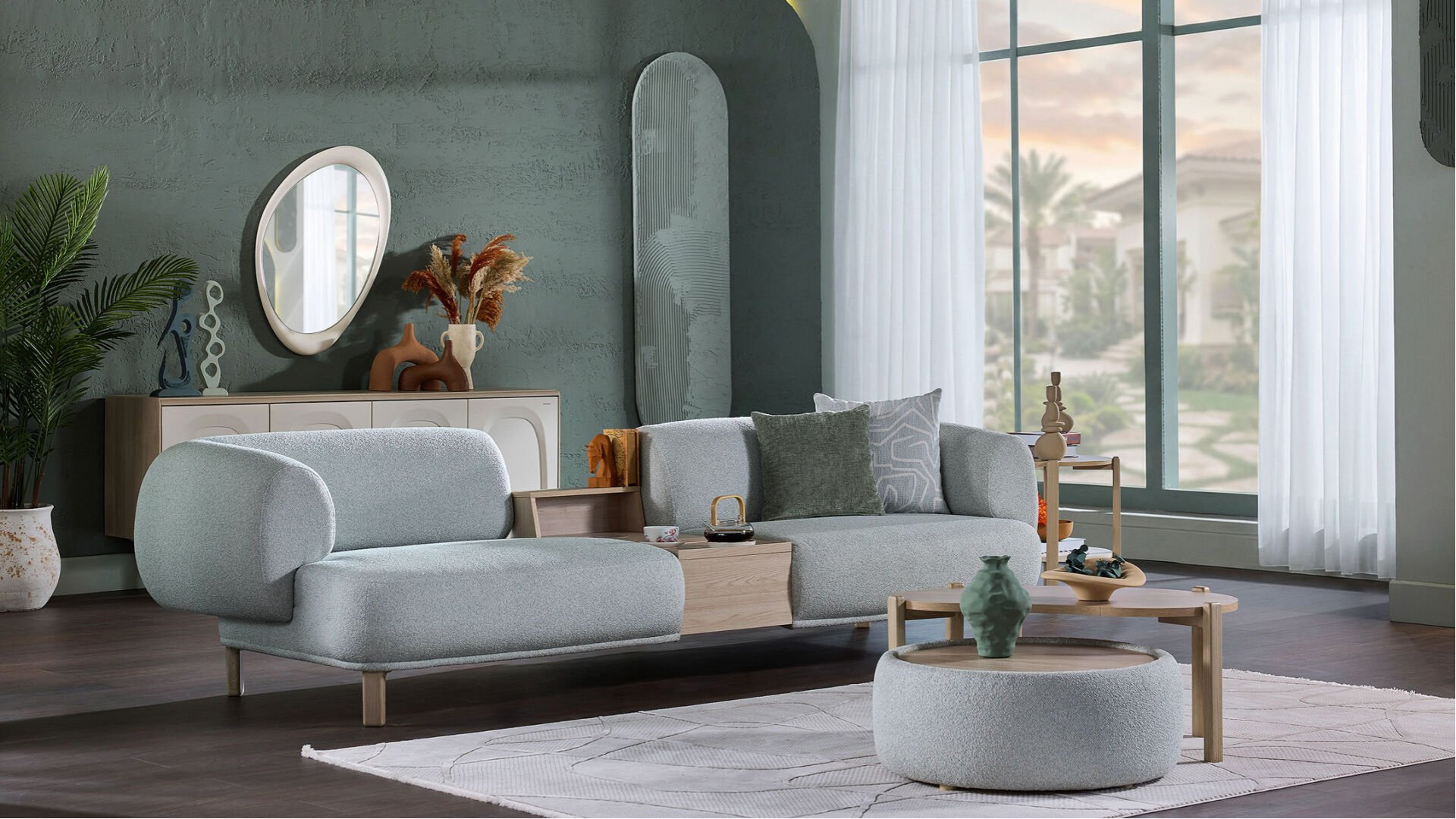 Claris  3er  Sofa