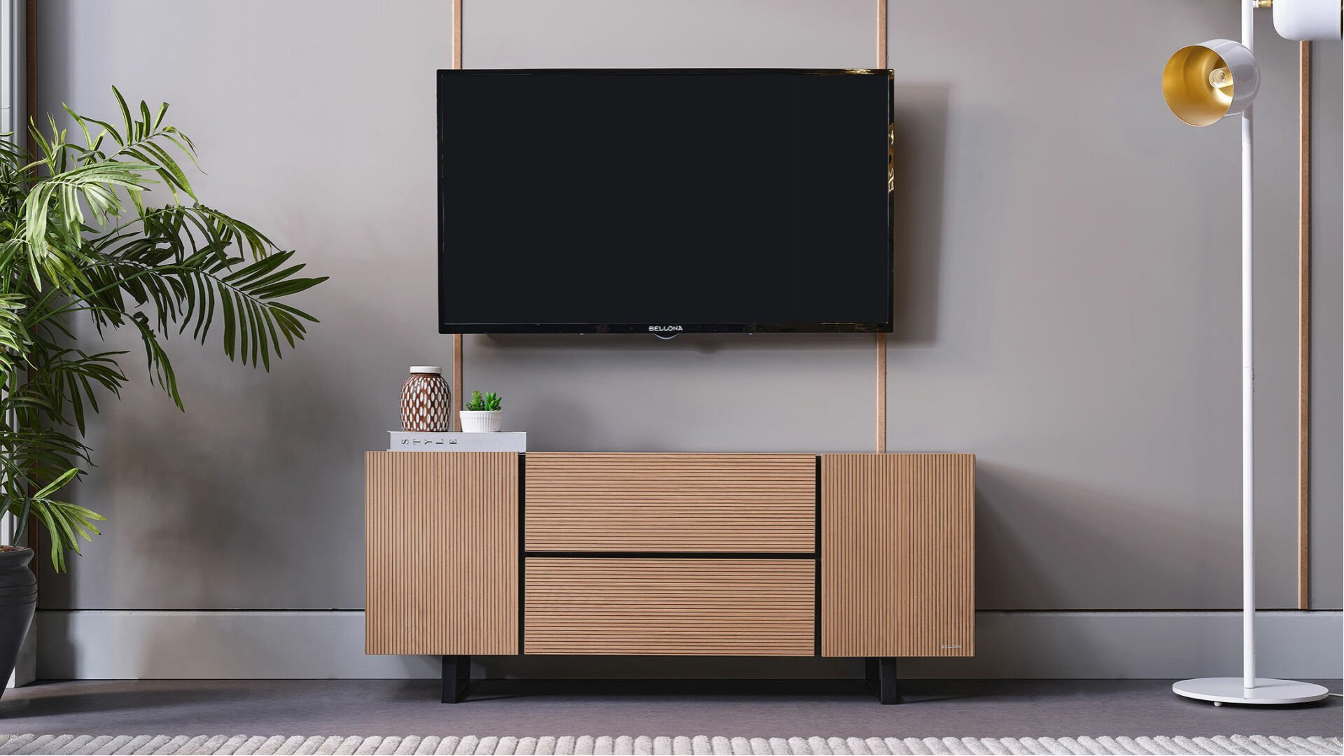 Dany TV-Tisch - Dunkelgrau