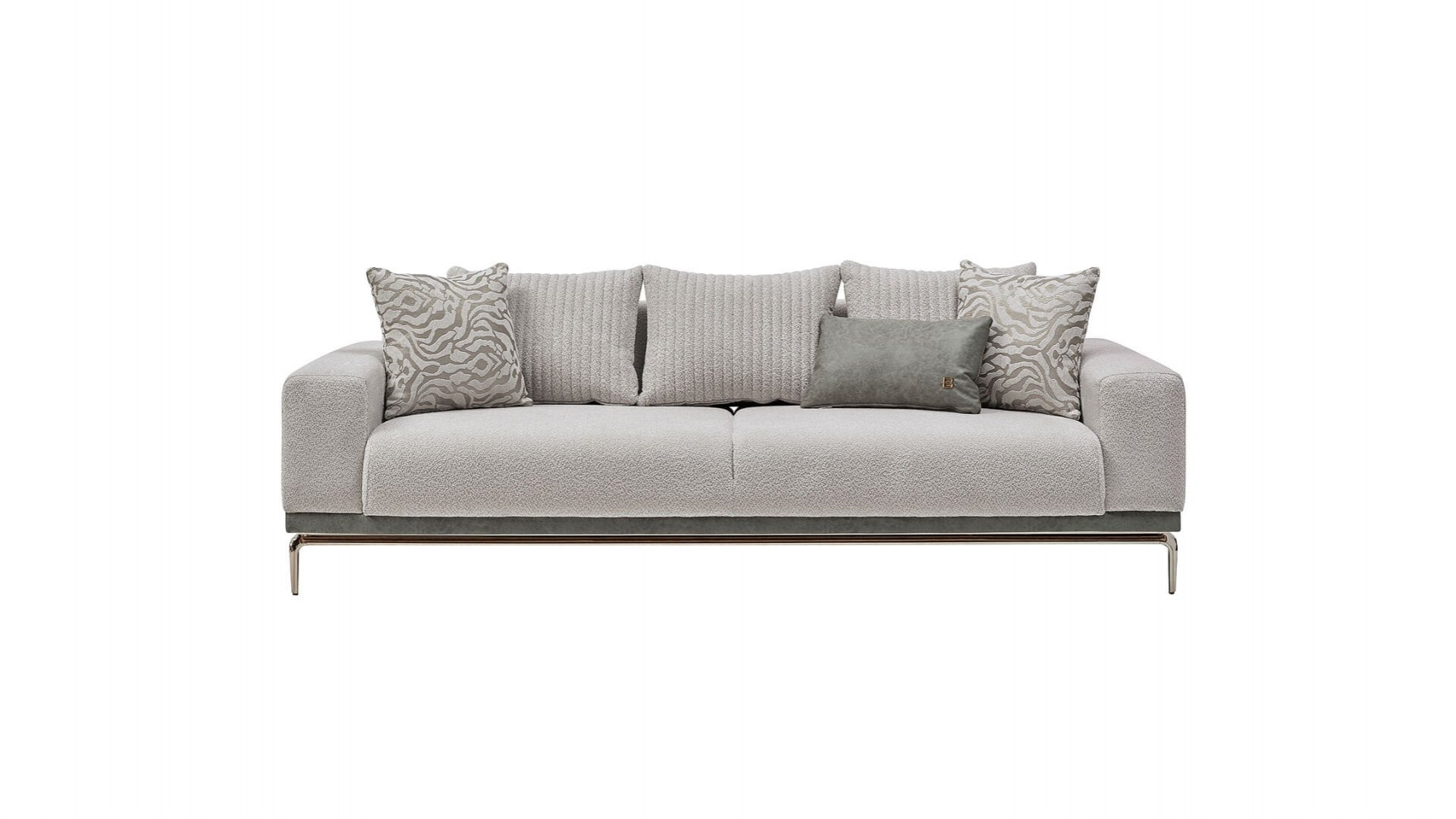 Estella 3er-Sofa - Creme