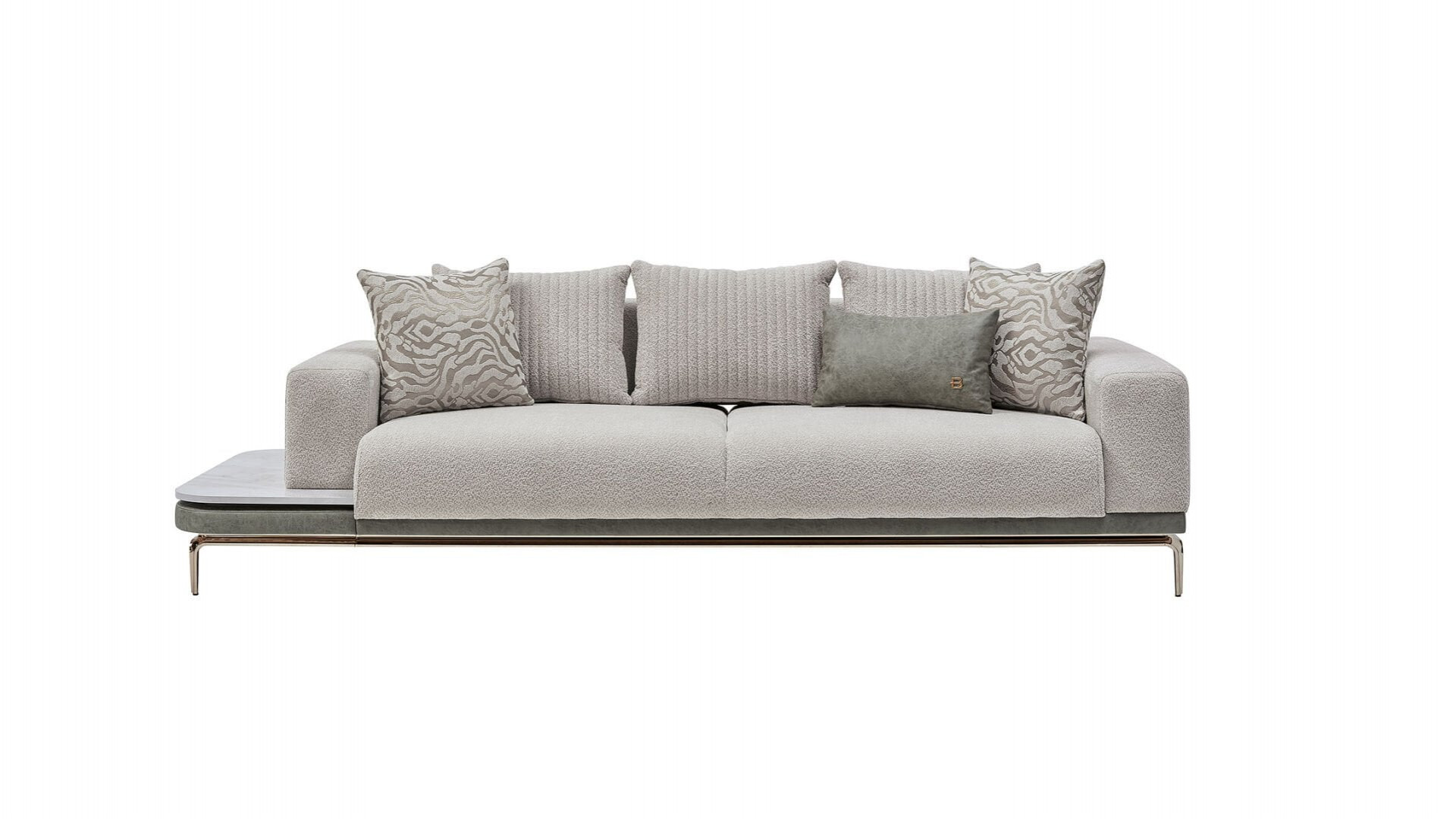 Estella 3er Rechts Sofa - Creme