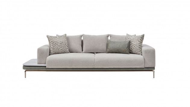 Estella 3er Rechts Sofa - Creme