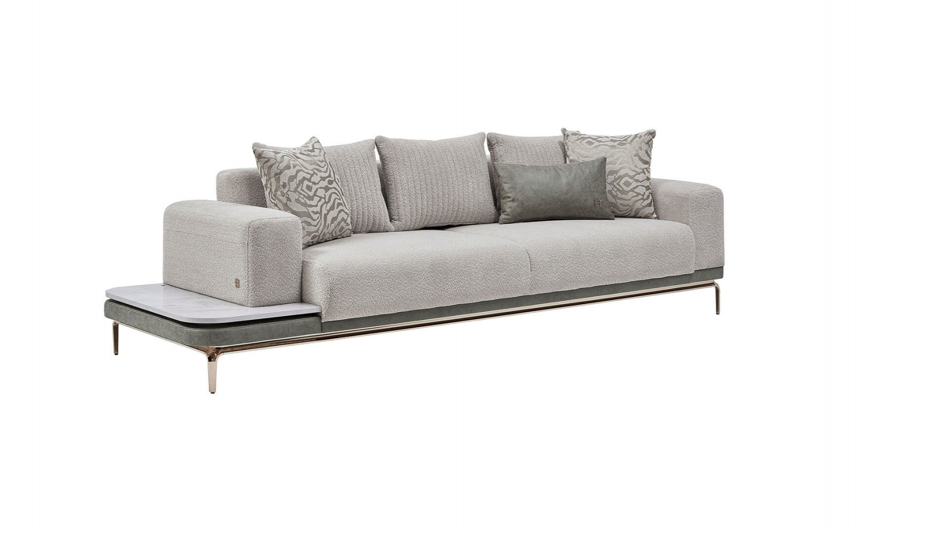 Estella 3er Rechts Sofa - Creme