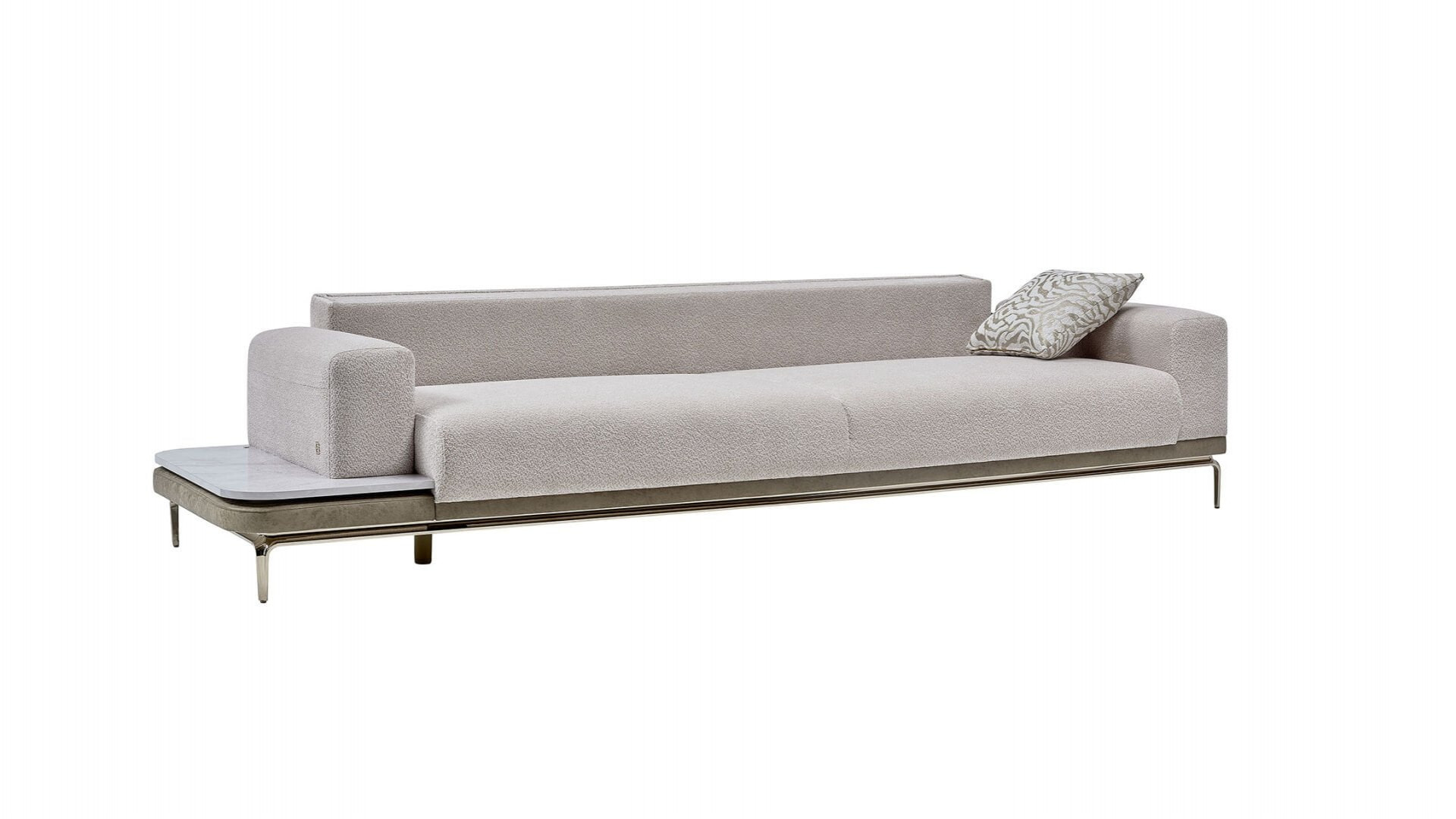 Estella 4er Rechts Sofa - Creme
