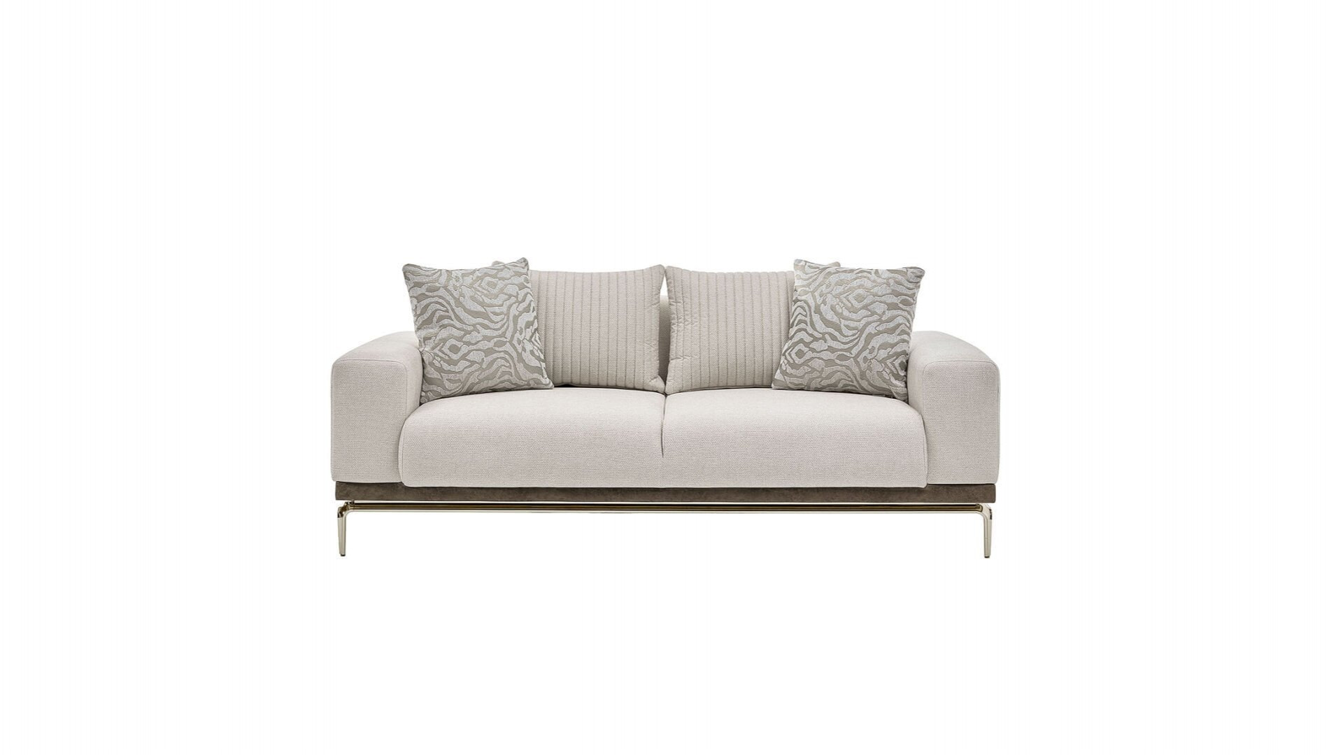 Estella 2er-Sofa - Creme