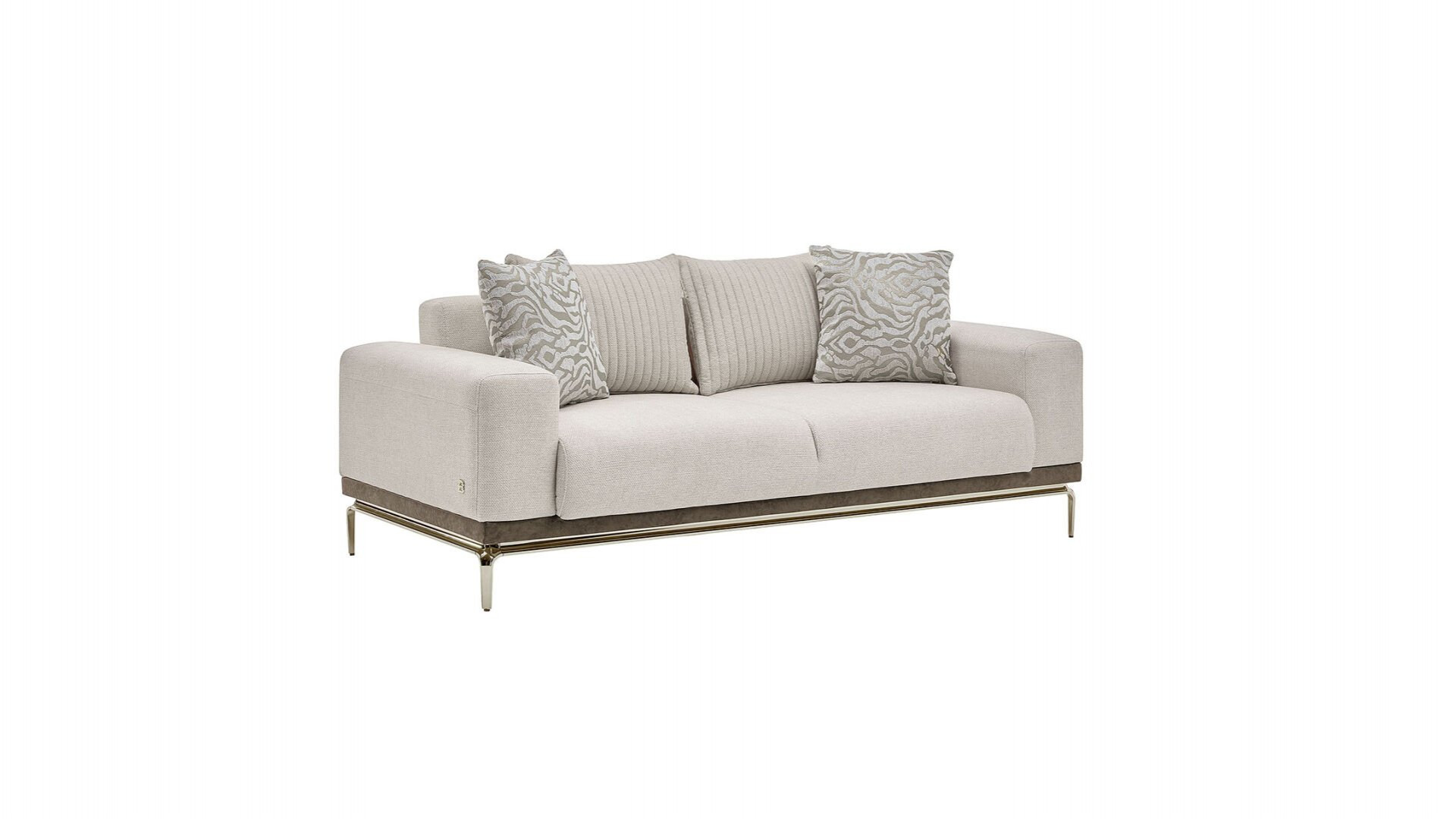 Estella 2er-Sofa - Creme